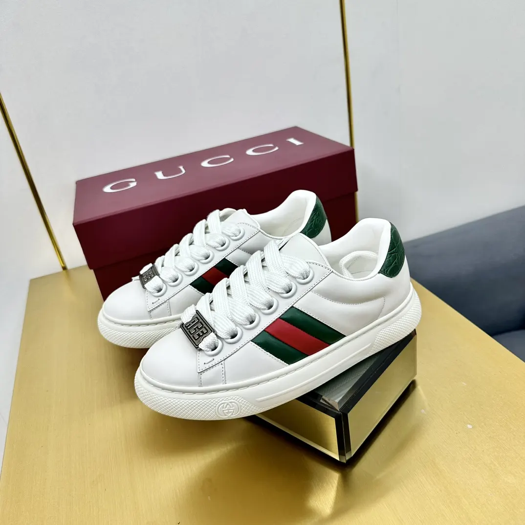 Gucci Ace 小白鞋 红色 运动鞋