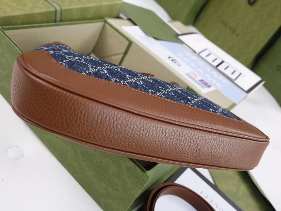 Gucci 牛仔 牛皮 价 腋下包 復古腋下背款