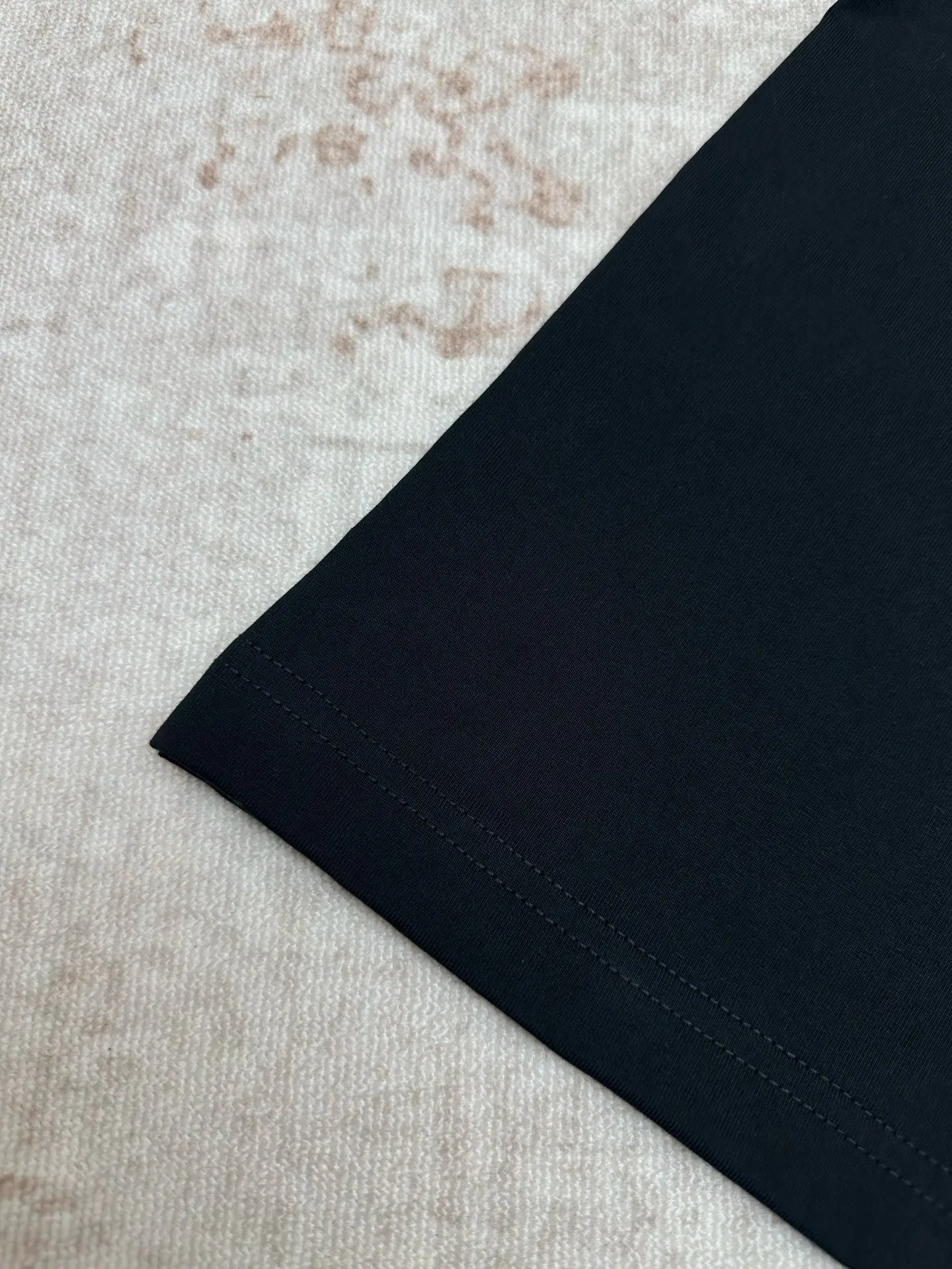 Balenciaga 蓝色 Logo 刺绣 短袖T恤 街头休闲款