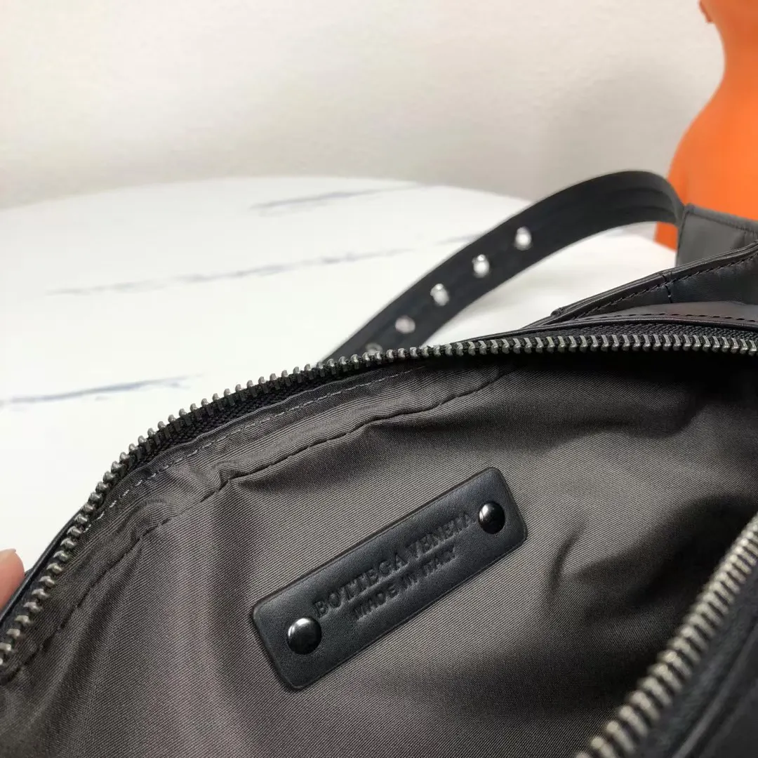 Black Belt Bag Casual Leather