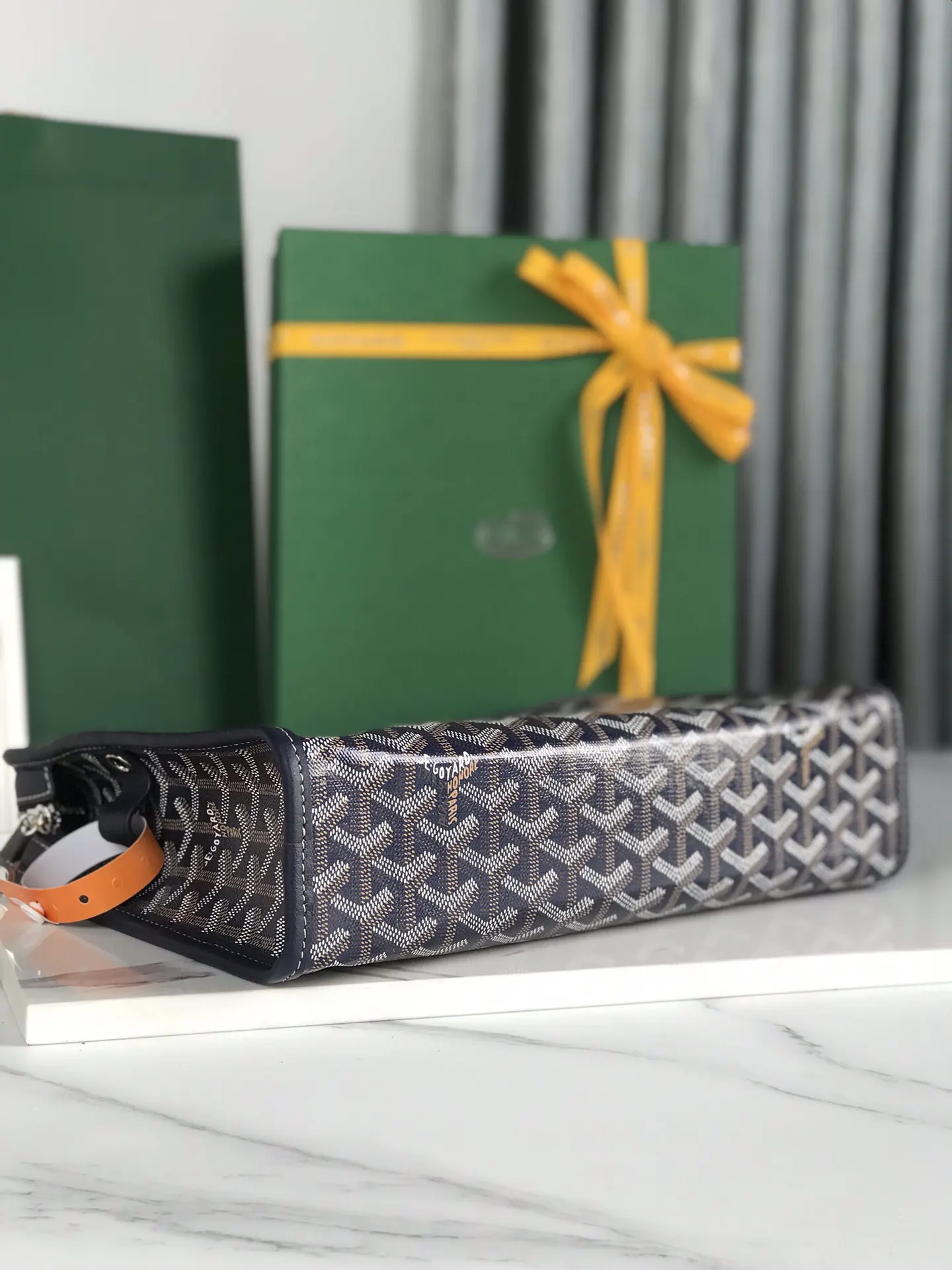 Goyard 黃色 牛皮 手拿包 精致手拿款