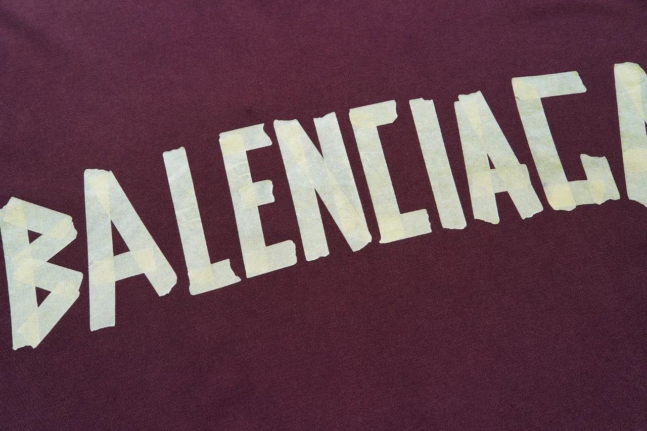 Balenciaga 紅色 短袖T恤