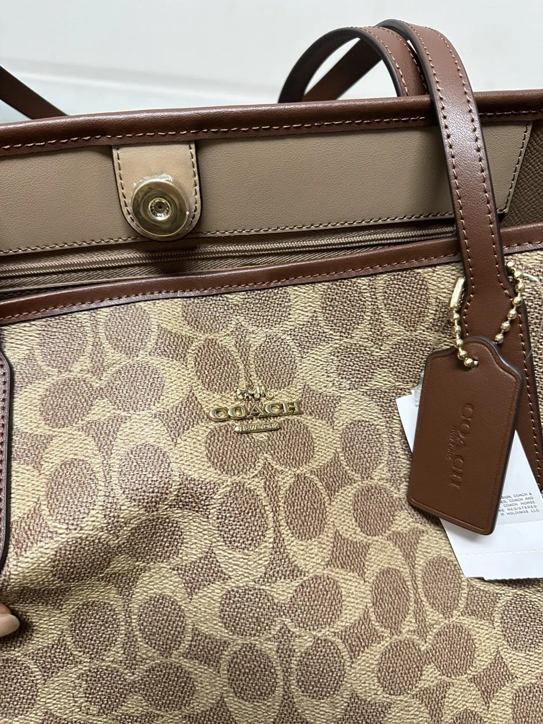 Monogram Tote Bag Canvas