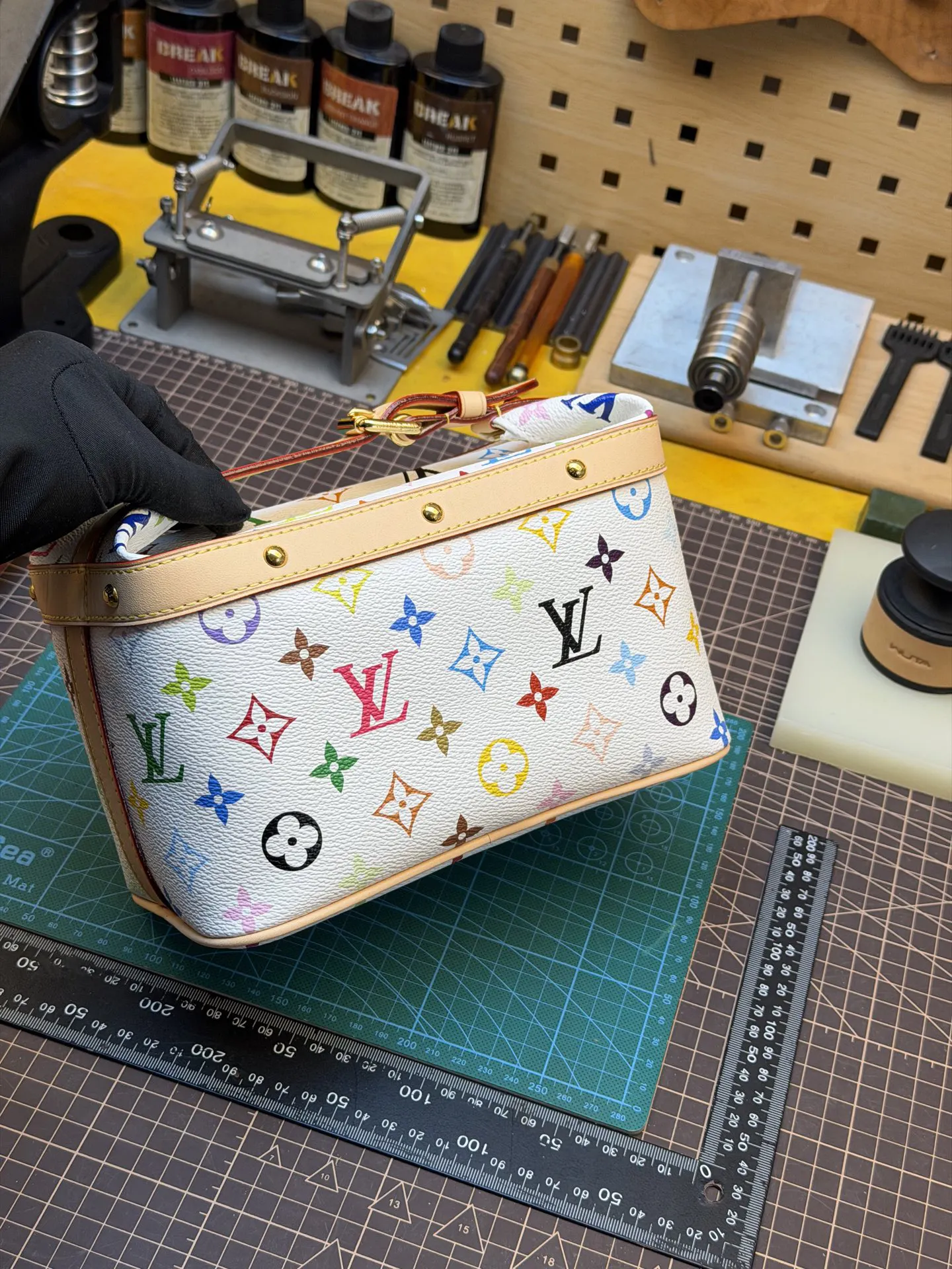 Louis Vuitton Cosmetic Pouch Leather