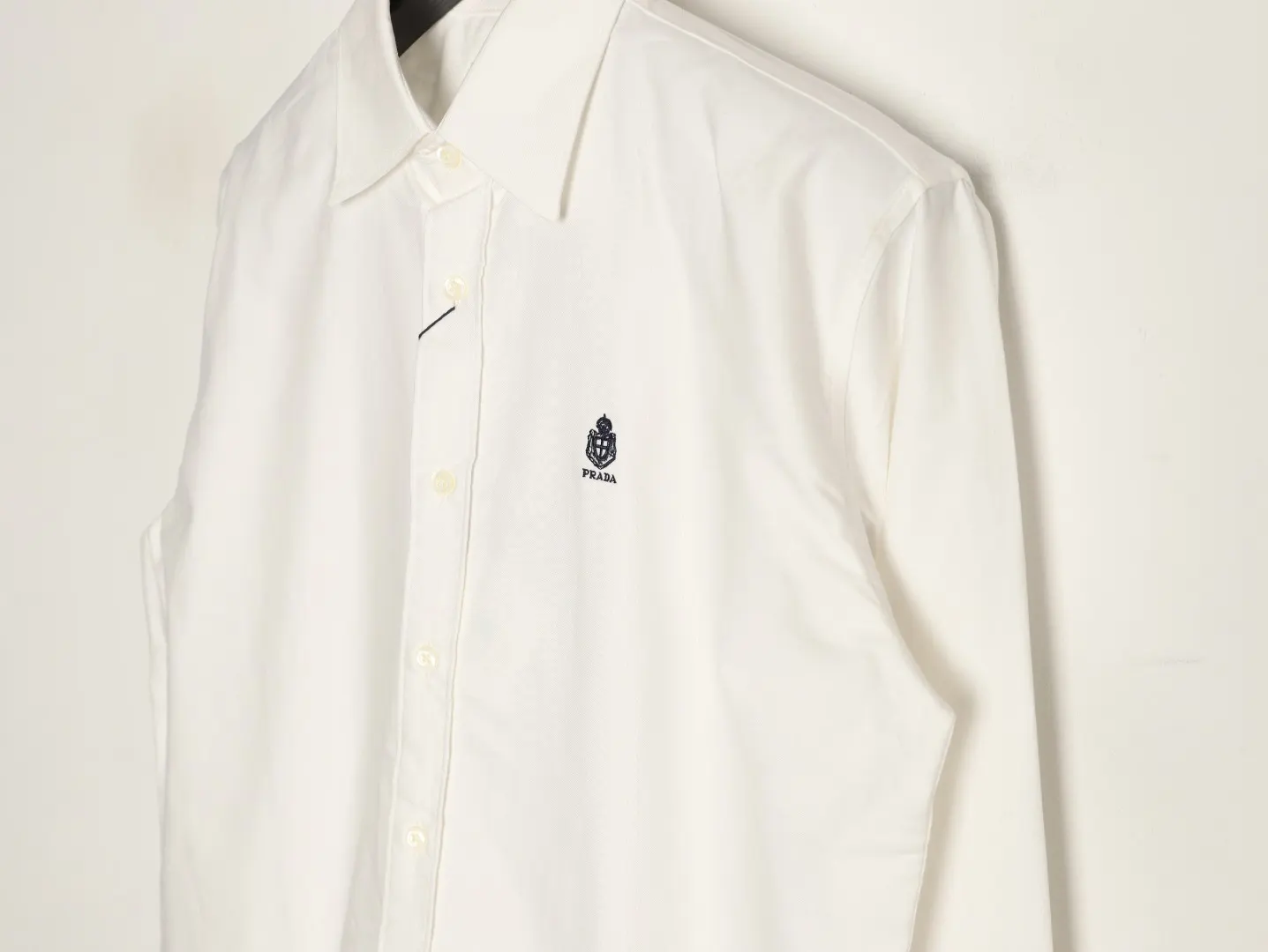 Prada 刺绣 Logo 衬衫