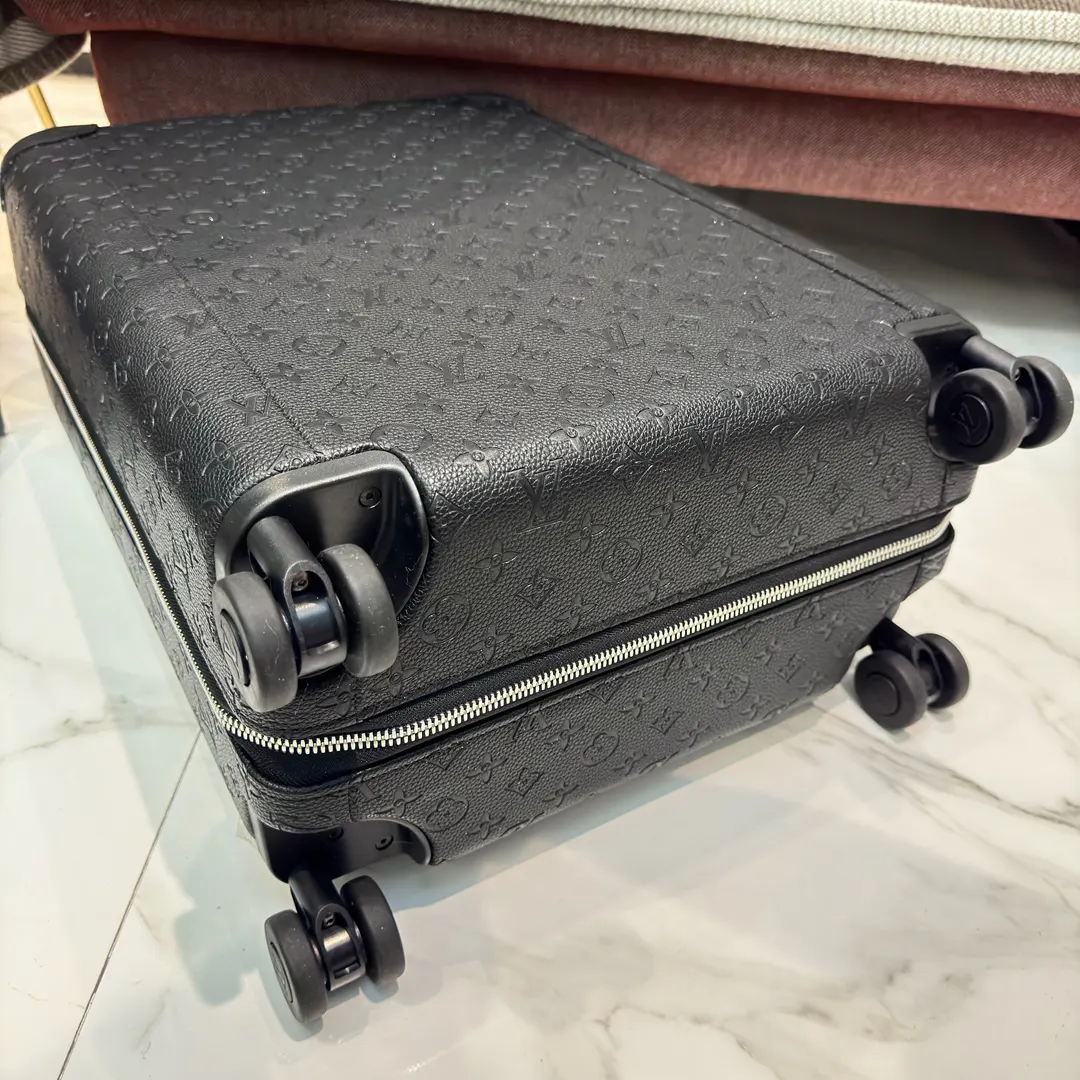 LV 黑色 帆布 ｜ 版 TM 登机行李箱 旅行拉杆款 轻便出行款