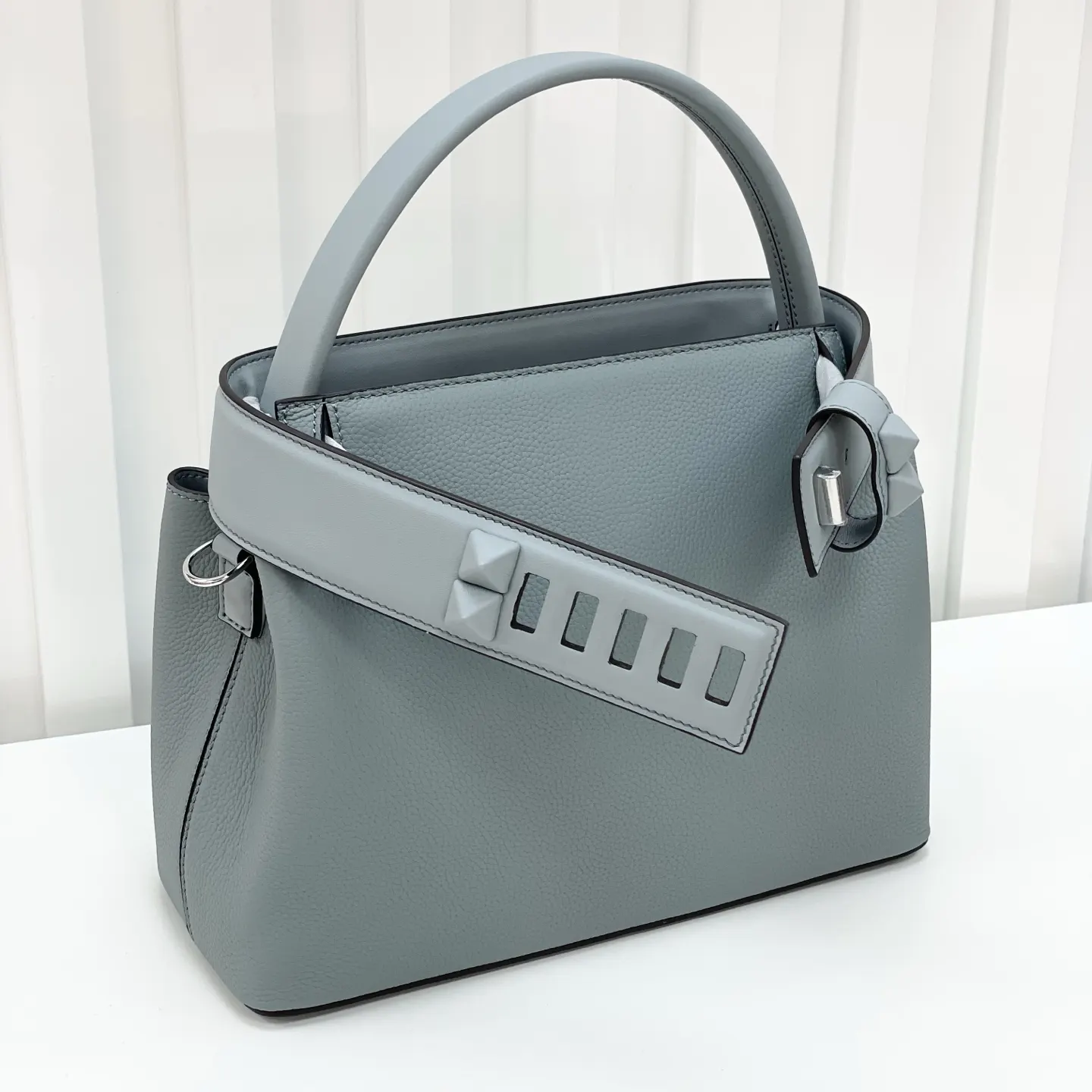 Hermès 黑色 牛皮手提包