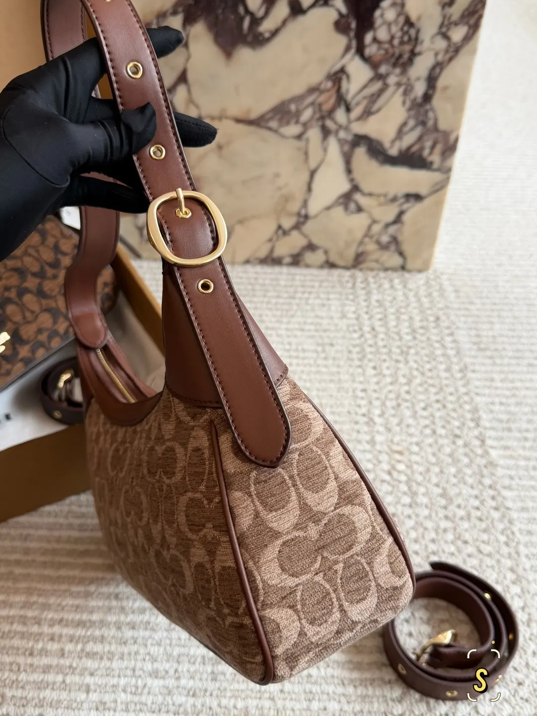 Brown Monogram Organizer Pouch Travel