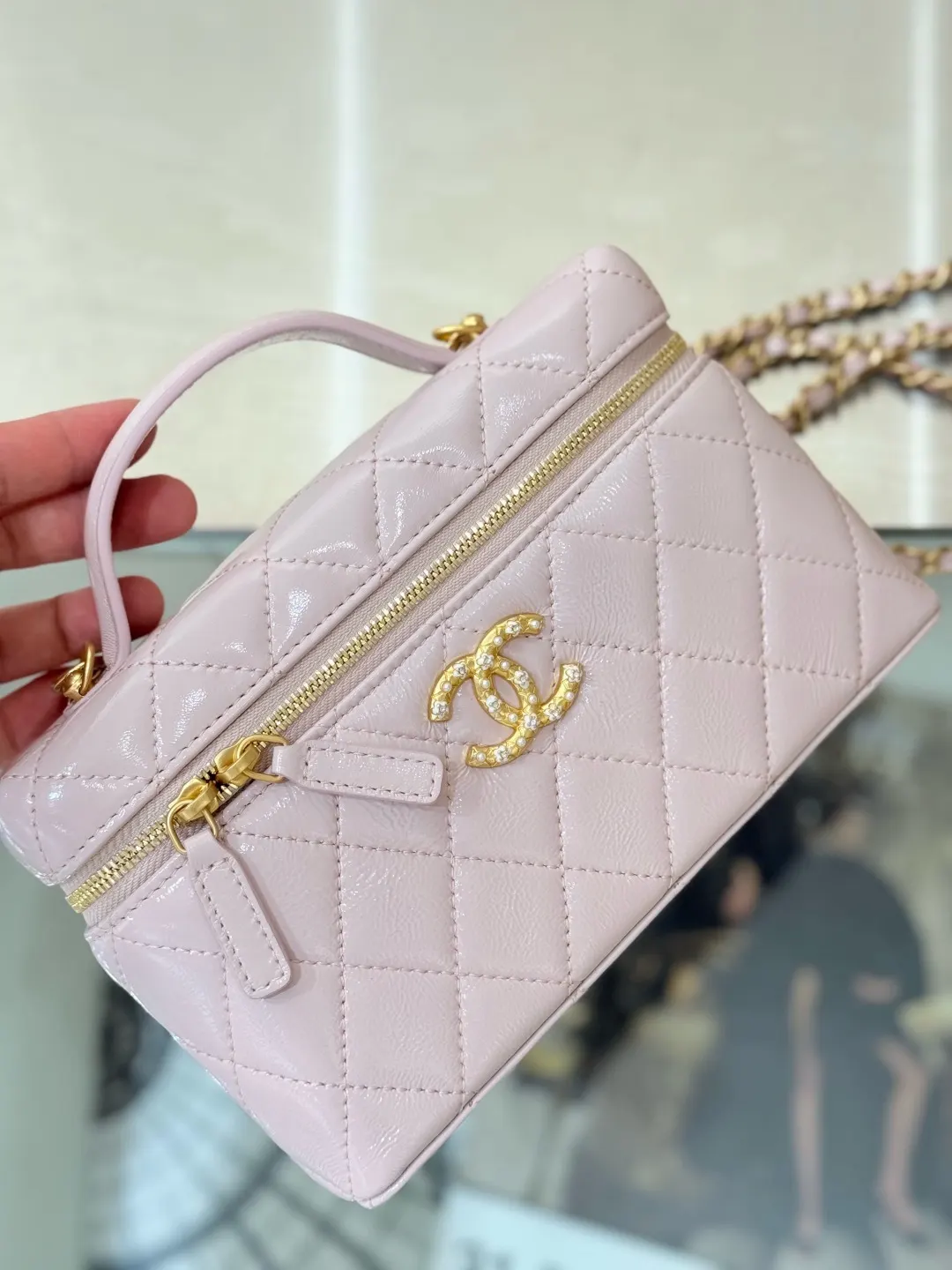 Chanel 油蠟羊皮19 Bag鏈條包 單肩斜挎