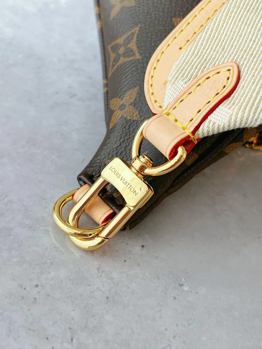 Monogram Belt Bag Casual Leather