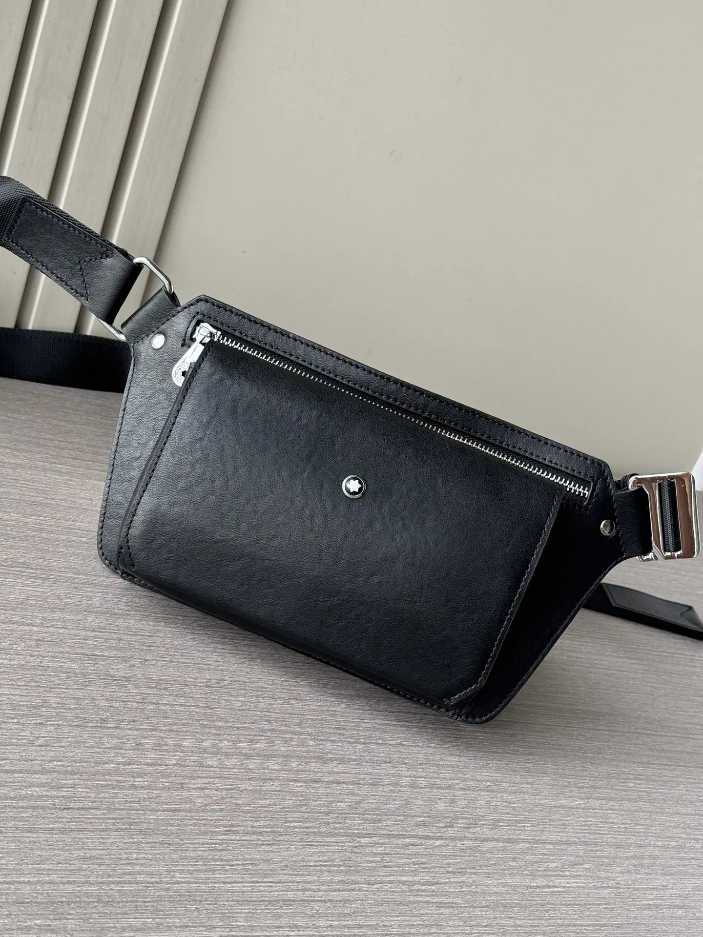 Black Belt Bag Casual Leather