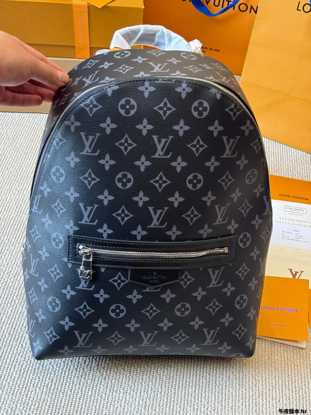 LV 老花 牛皮 高顔値雙肩包 Josh雙肩包 百 实用雙肩款
