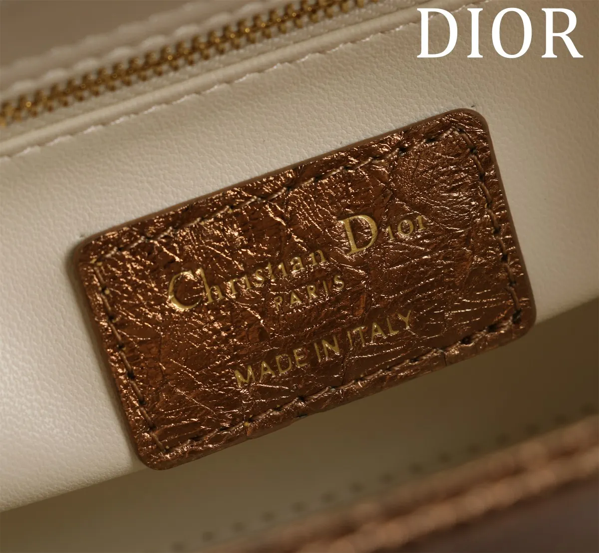 Dior Lady Dior 小号 棕色 手提包