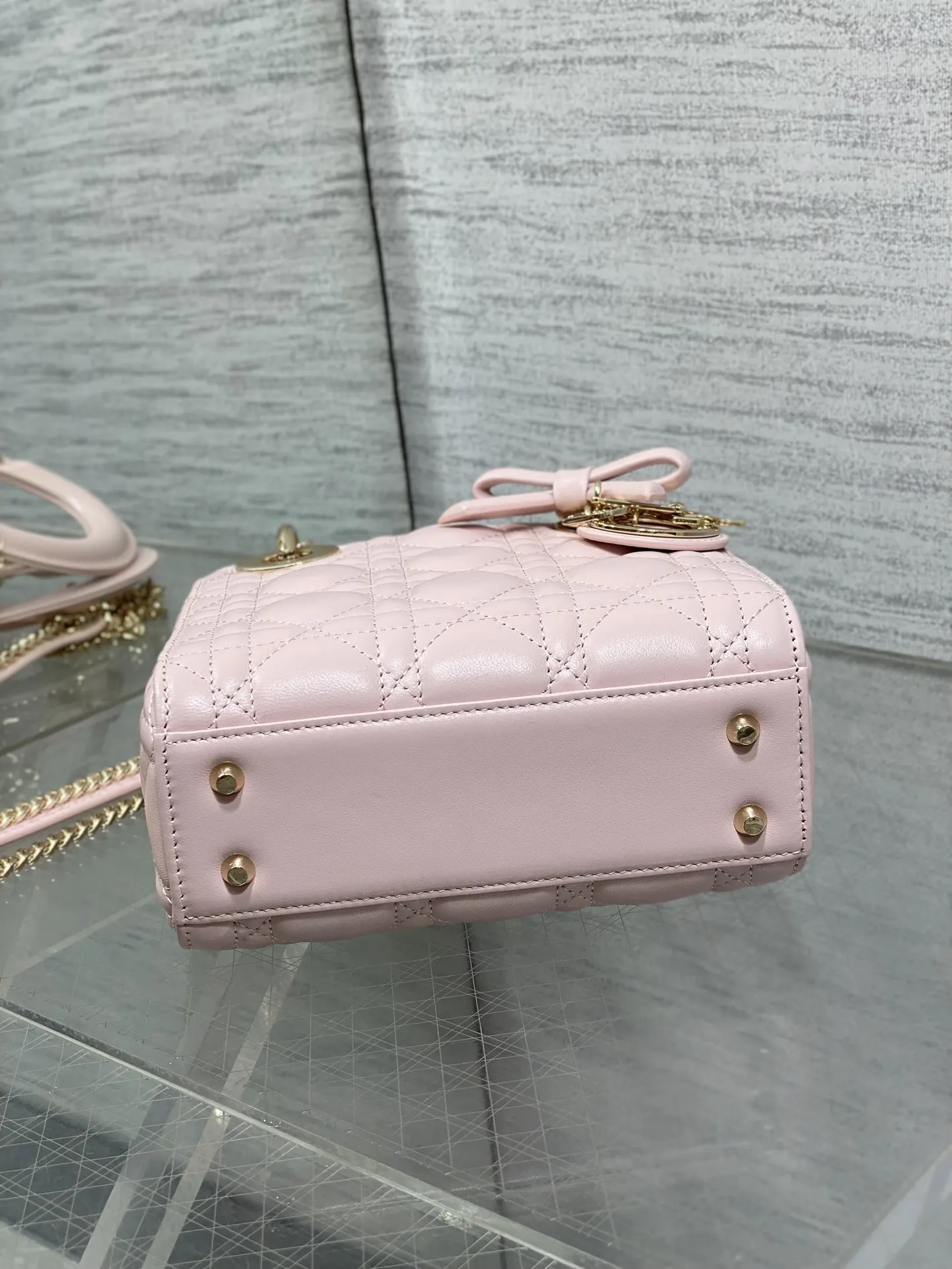 Dior Lady Dior Lady 柔粉色手袋 手提斜挎 复古