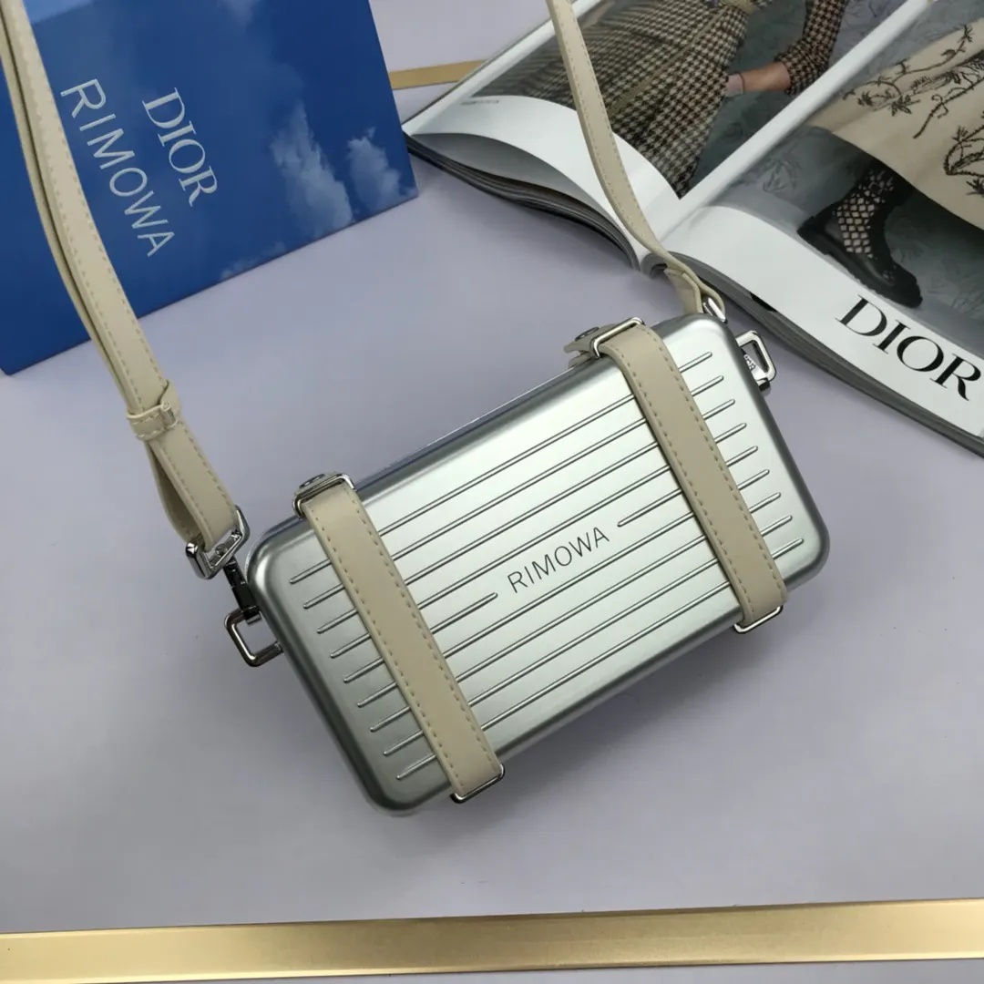 DIOᖇ RIMOWA 聯名限定款小行李 行李箱 旅行拉杆款 輕便出行款