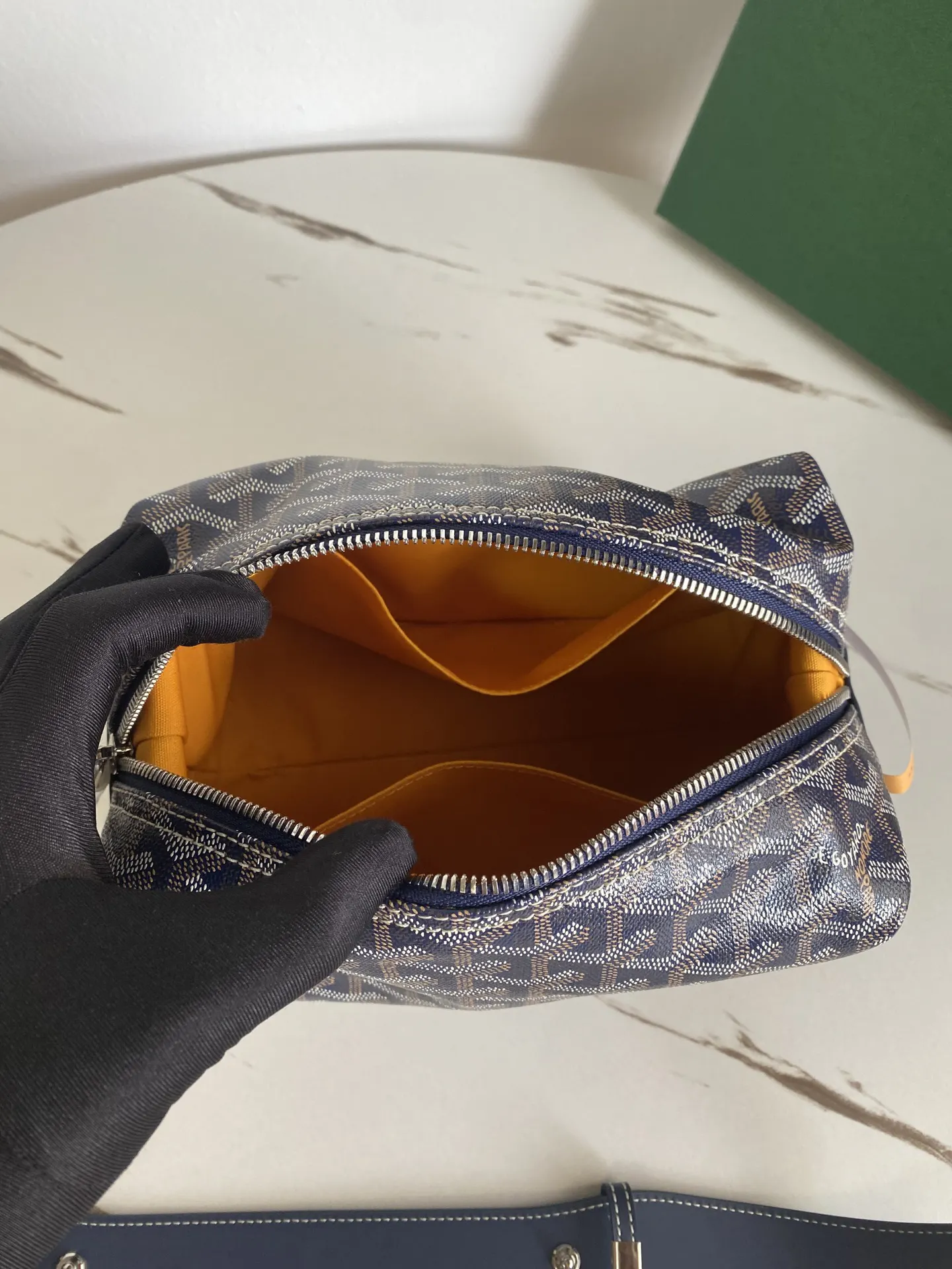 Cosmetic Pouch Leather