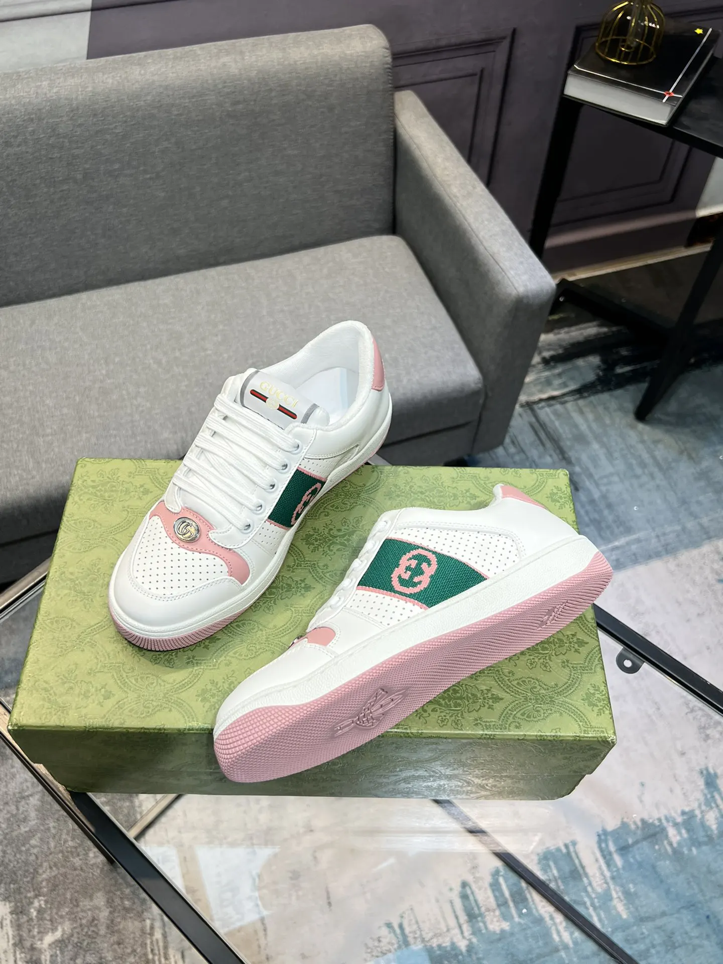 Gucci Logo休閒運動鞋