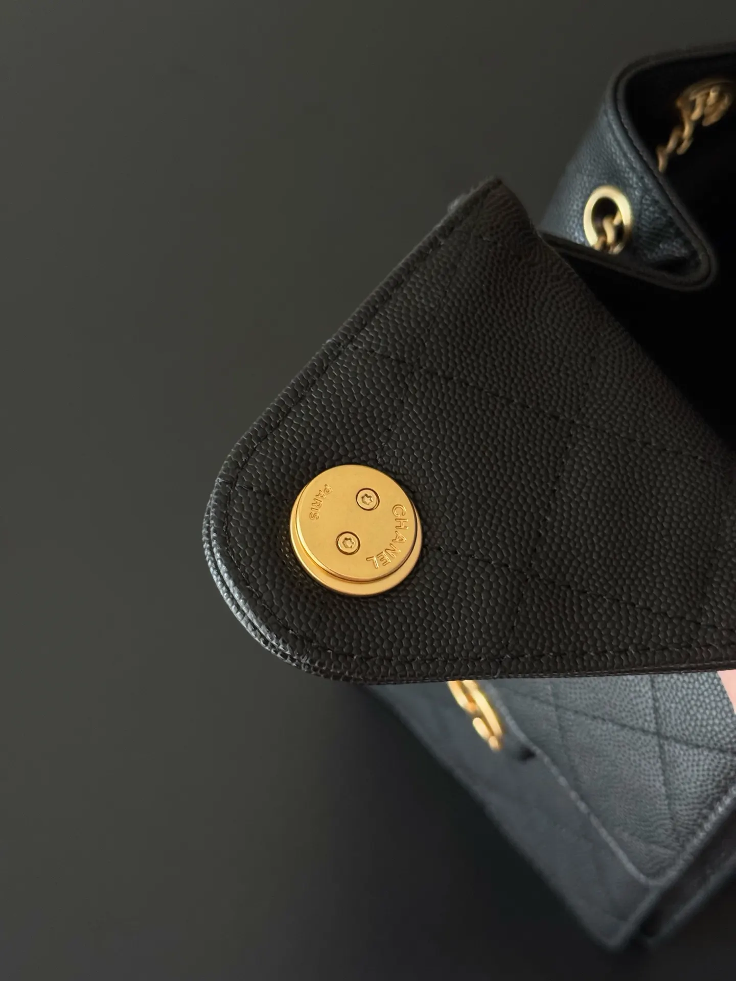 CHANEL Hobo 牛皮 腋下包 复古腋下背款