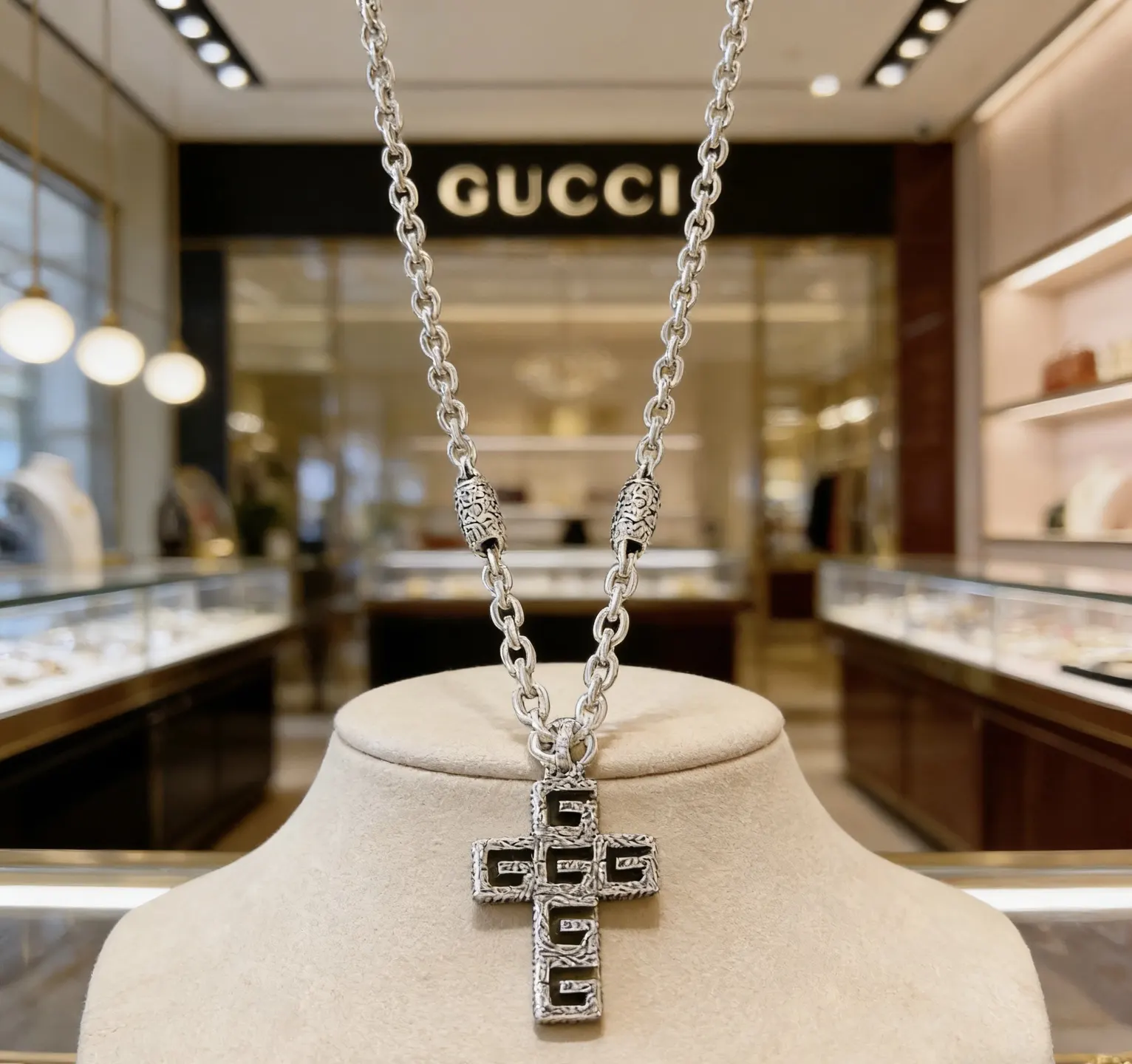 Gucci 链条包 单肩斜挎