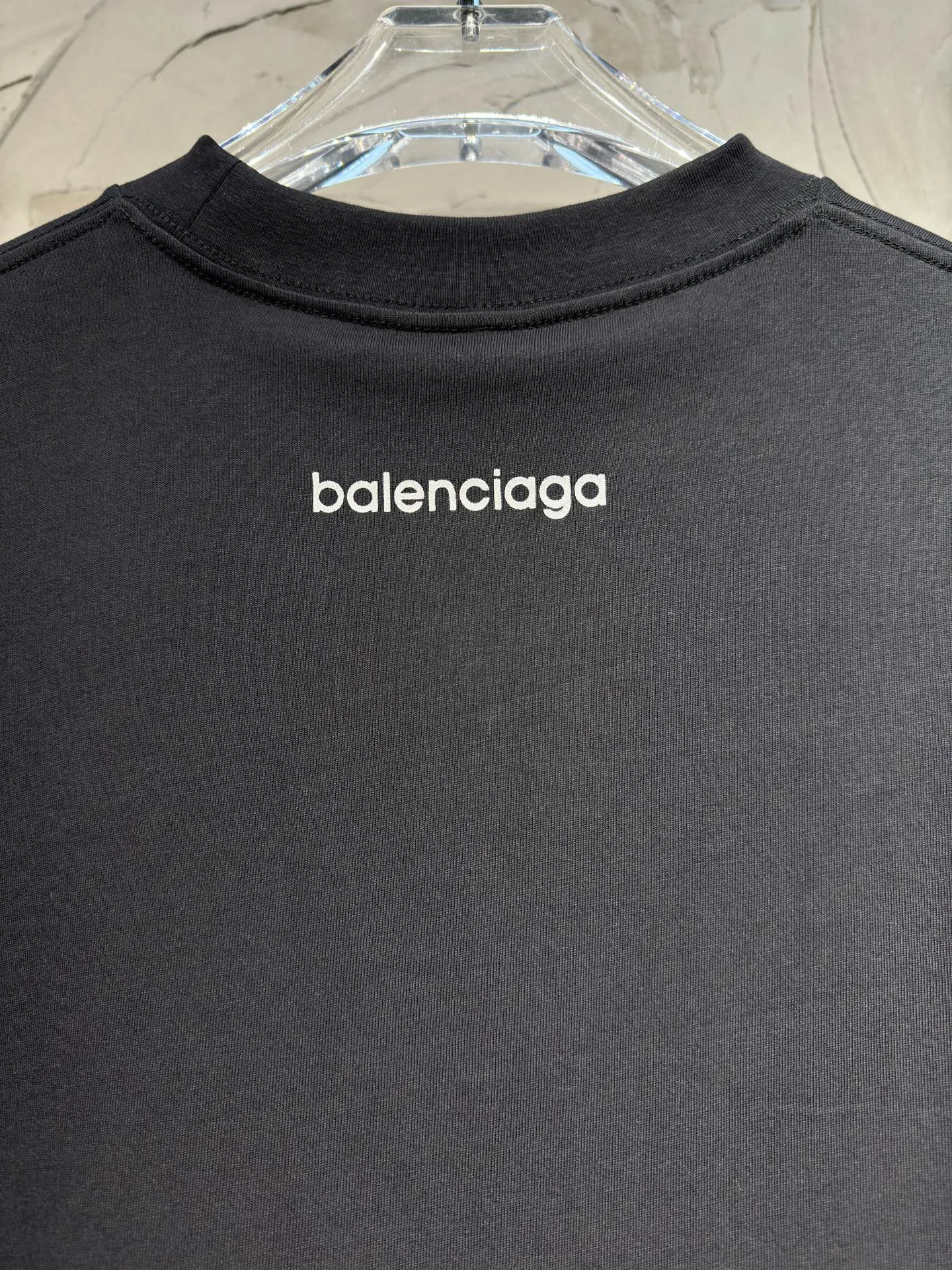 Balenciaga 26FW 黑色 印花 T恤