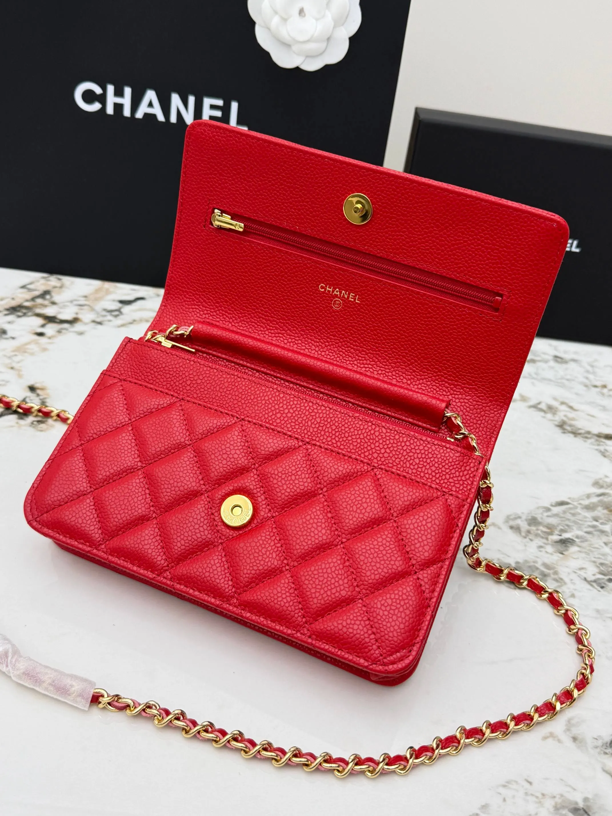 CHANEL 小牛皮 链条包 精致链条款