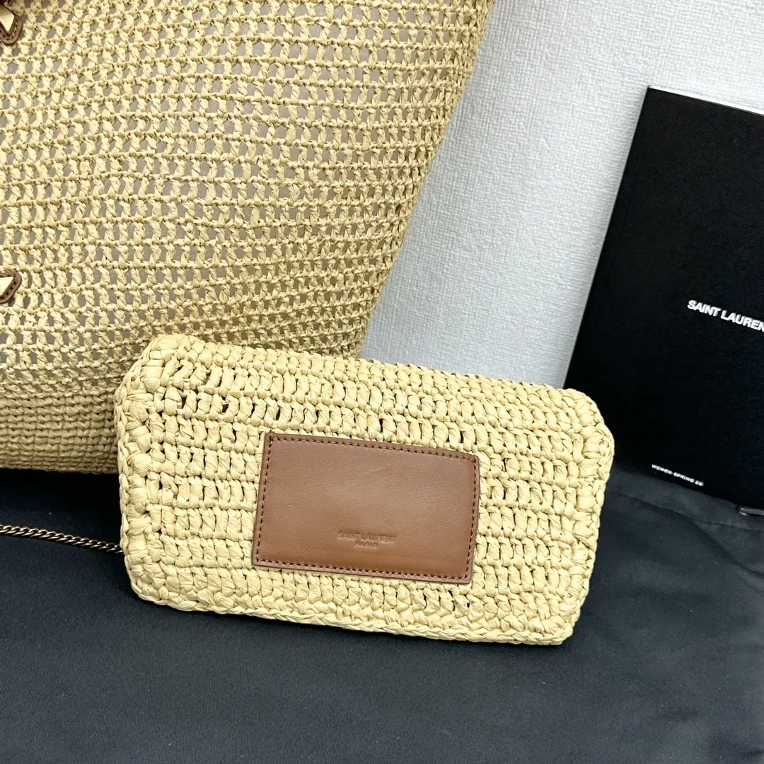 YSL 编织 icare max 托特包 大容量托特款