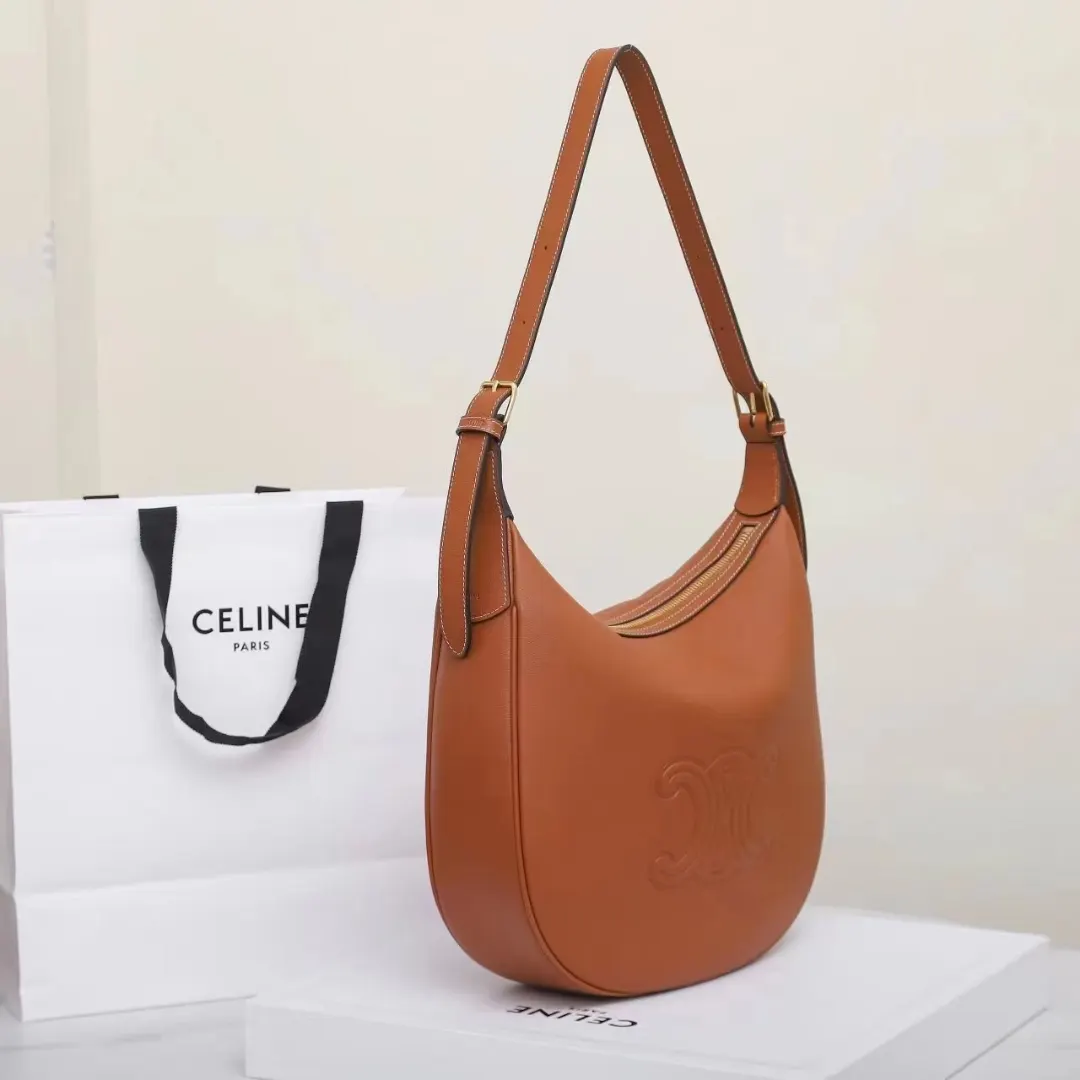 Hobo Shoulder Bag Vintage Leather
