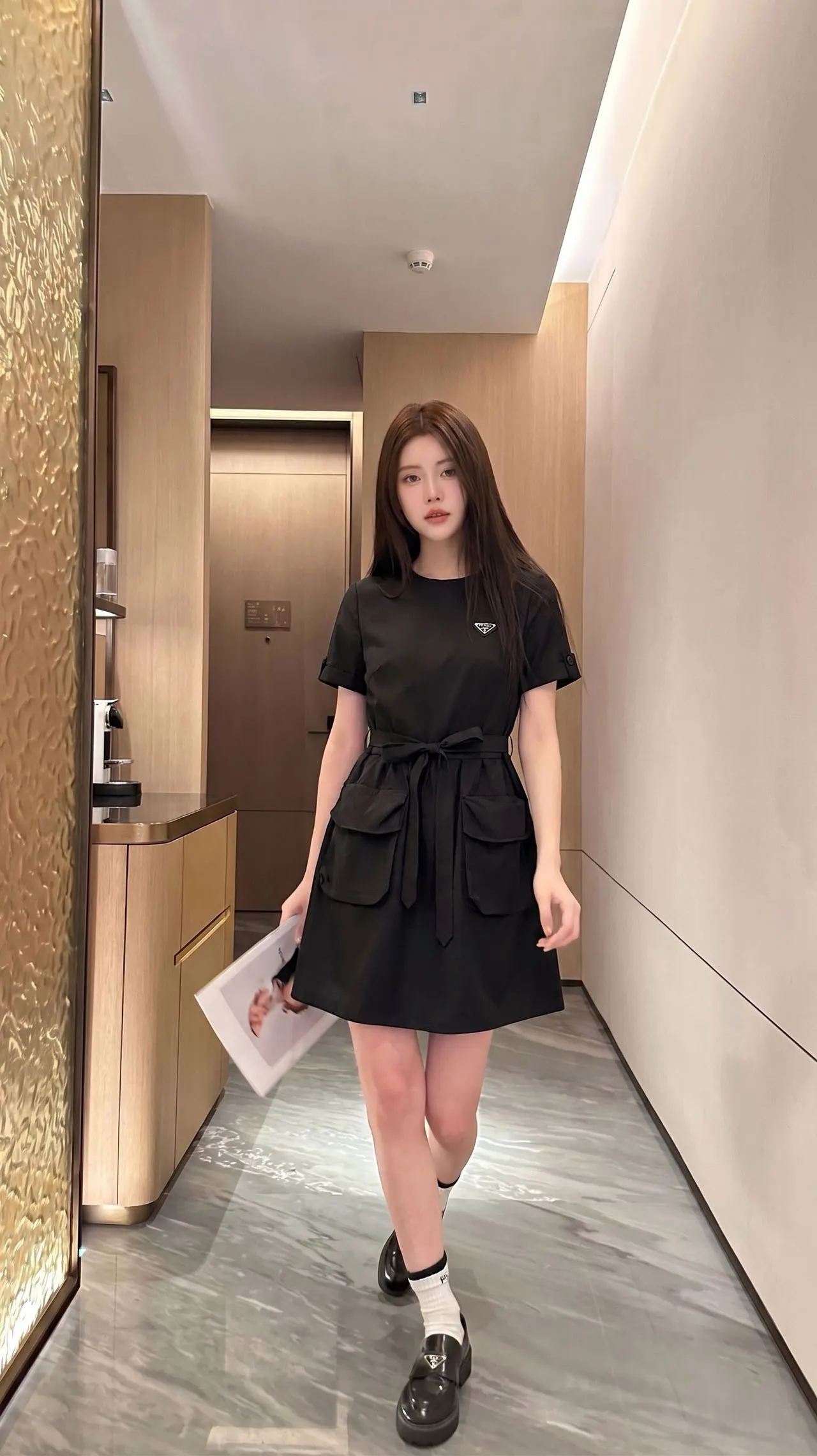 Prada 連衣裙 修身气质