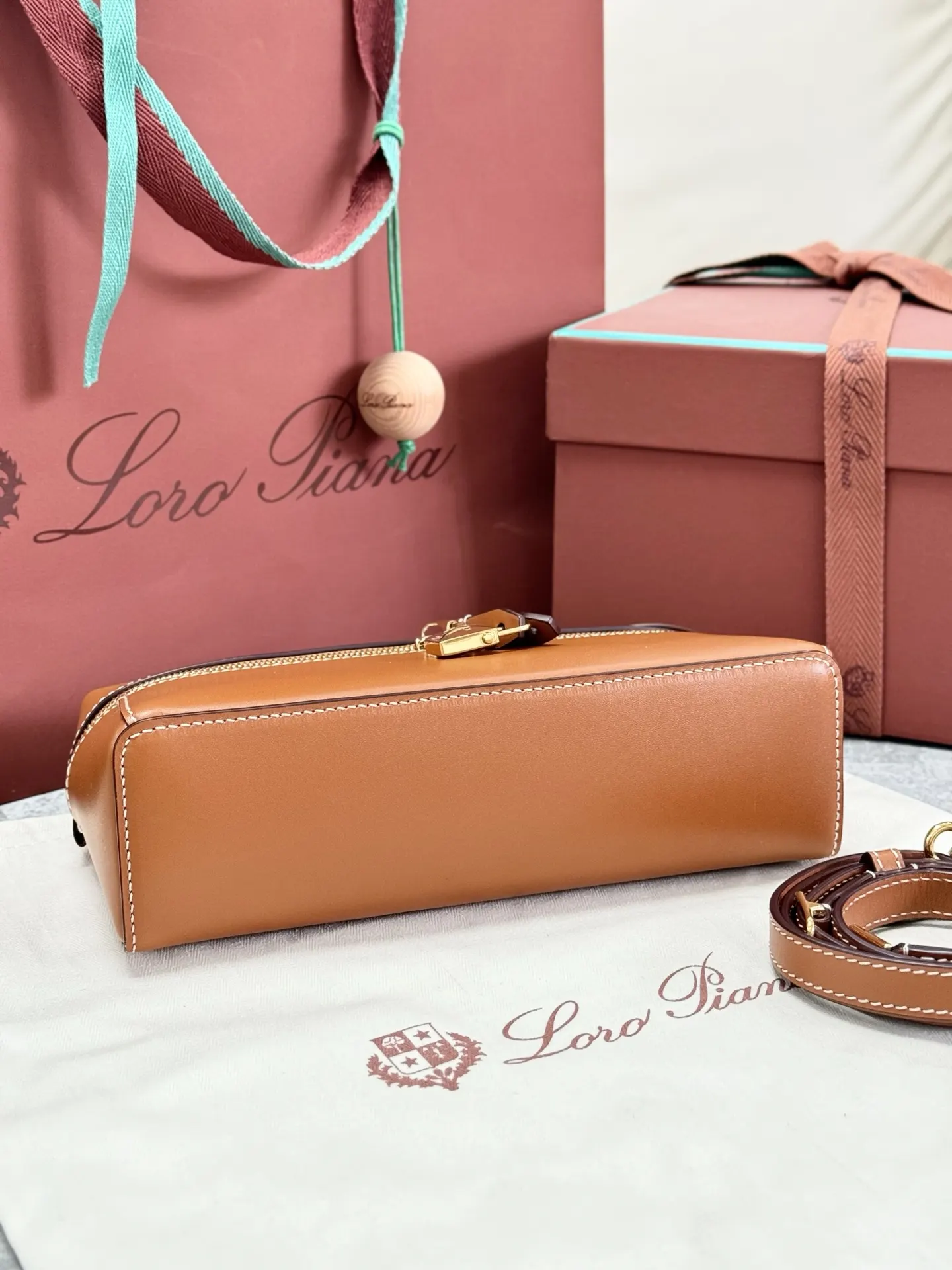 Brown Crossbody Bag Lightweight Leather