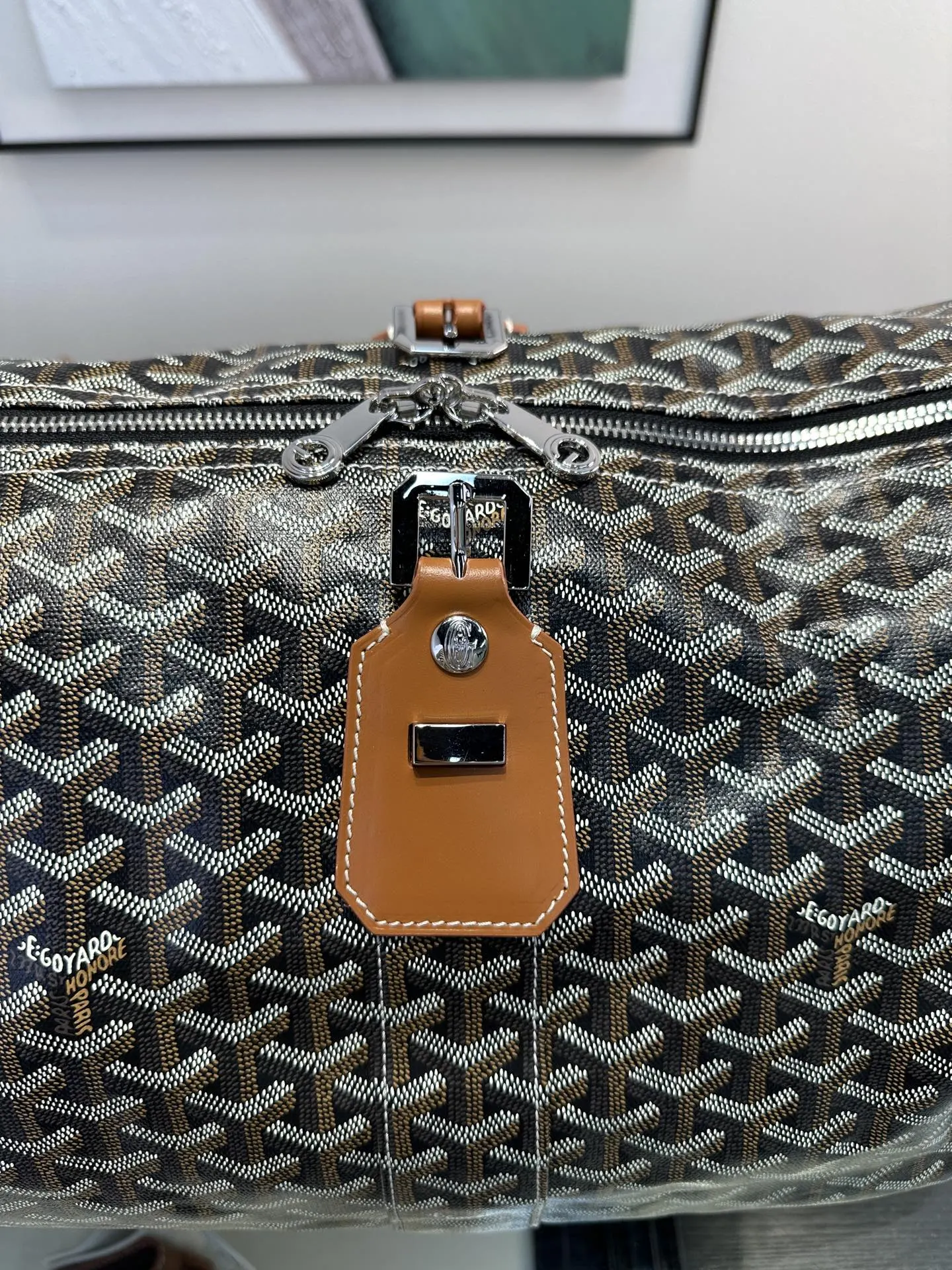 Goyard 棕色 戈雅 Boston 旅行袋 棕色 旅行袋 大容量旅行款