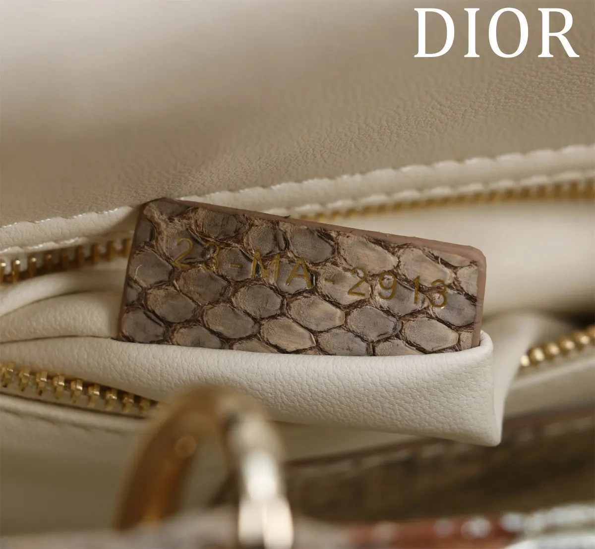 Dior Lady Dior 迷你 金色 手提包