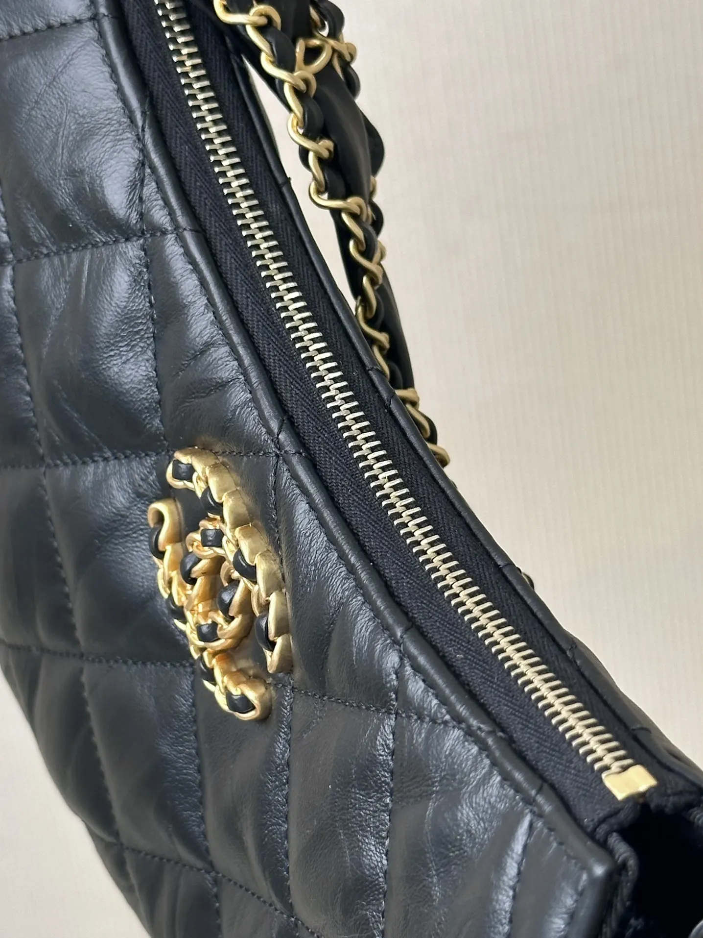 Chanel Hobo Shoulder Bag Vintage Leather