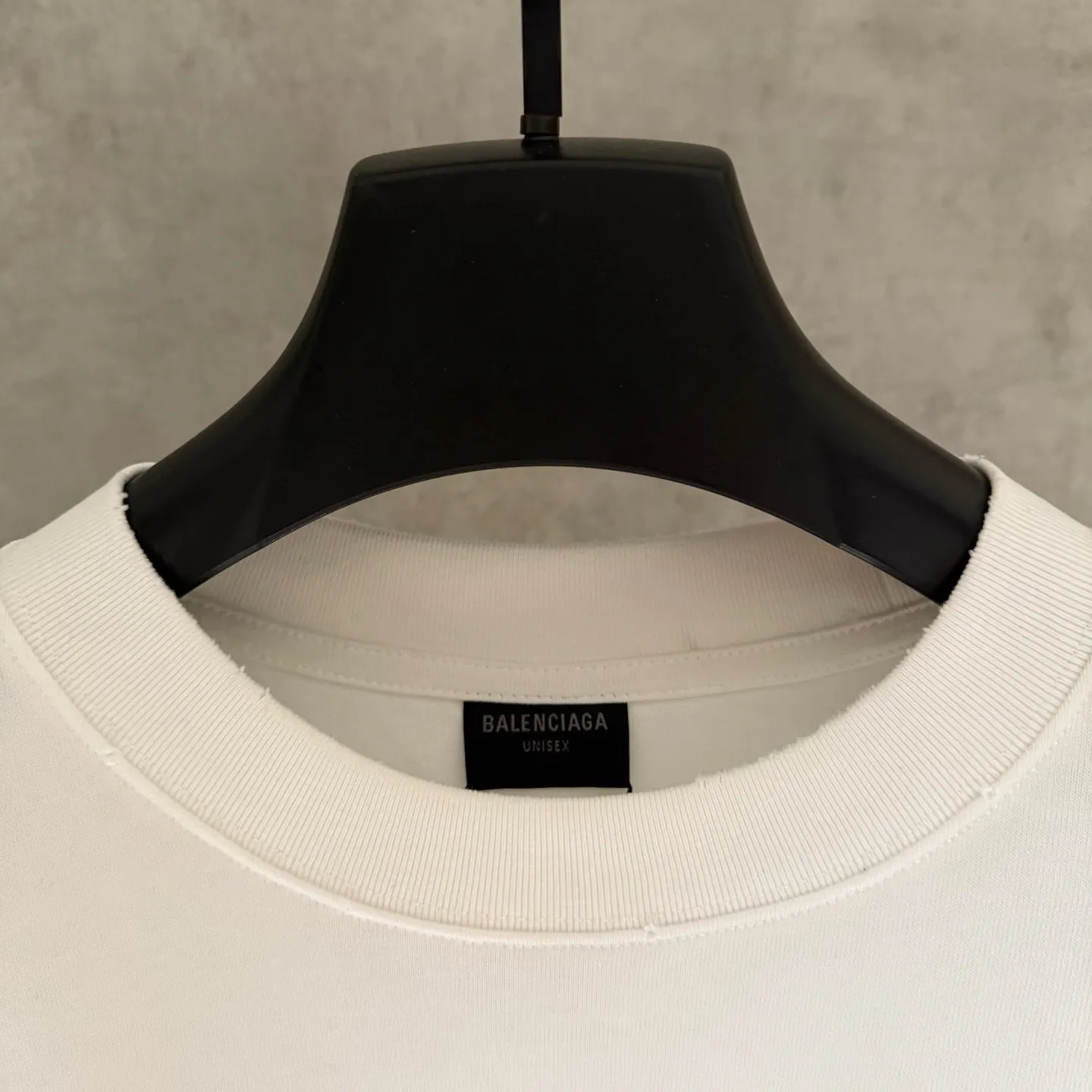 Balenciaga 25Ss Embroidery Cotton Short Sleeve T-Shirt Street