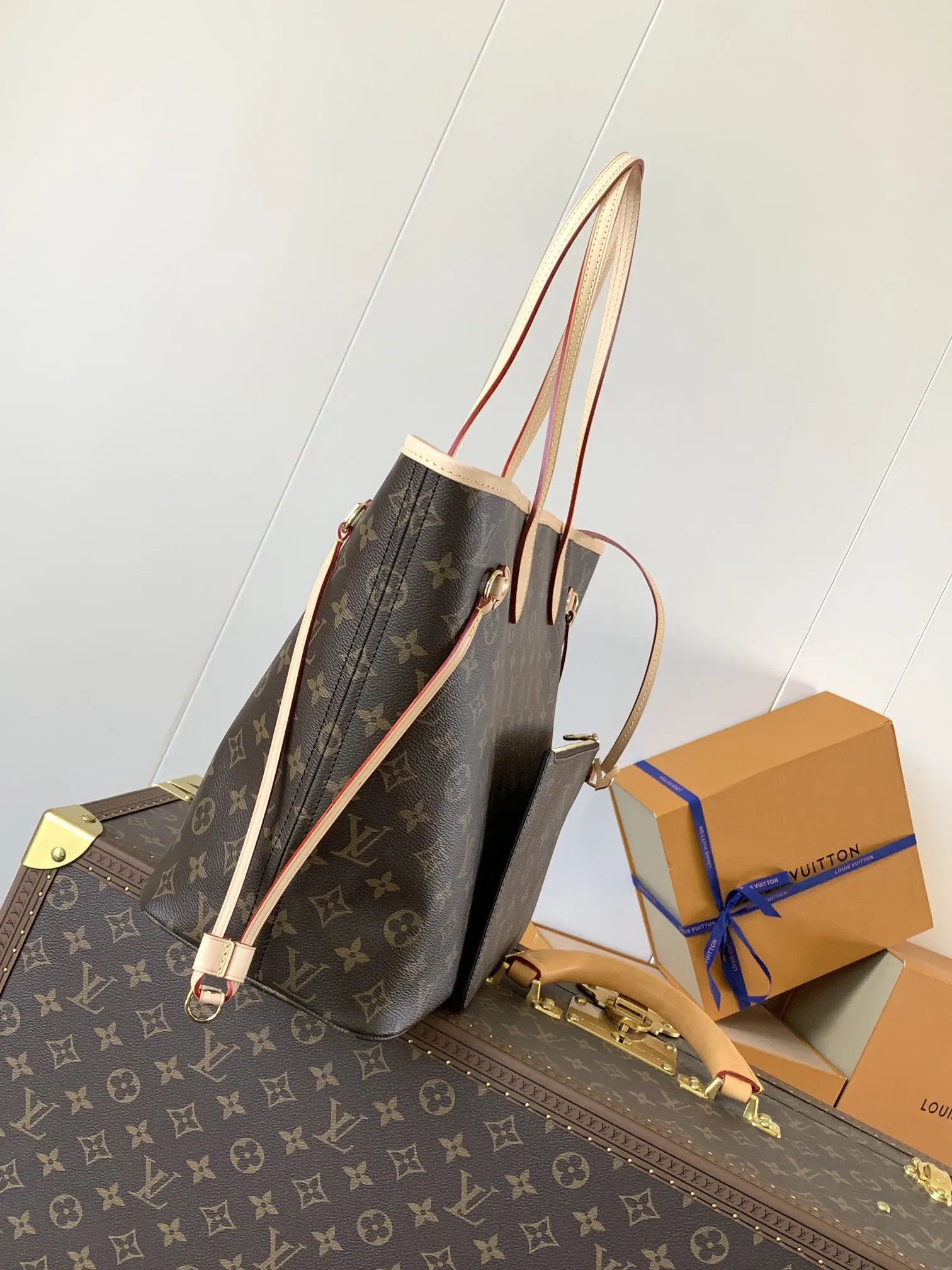 Neverfull 牛皮 托特包 大容量托特款