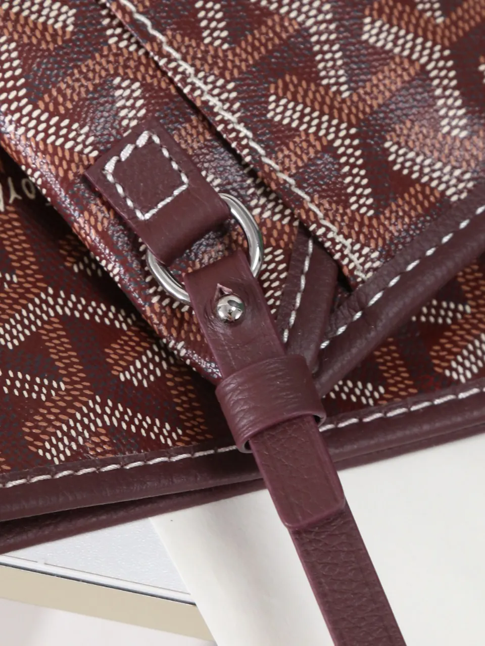 Goyard Hobo Shoulder Bag Vintage Canvas