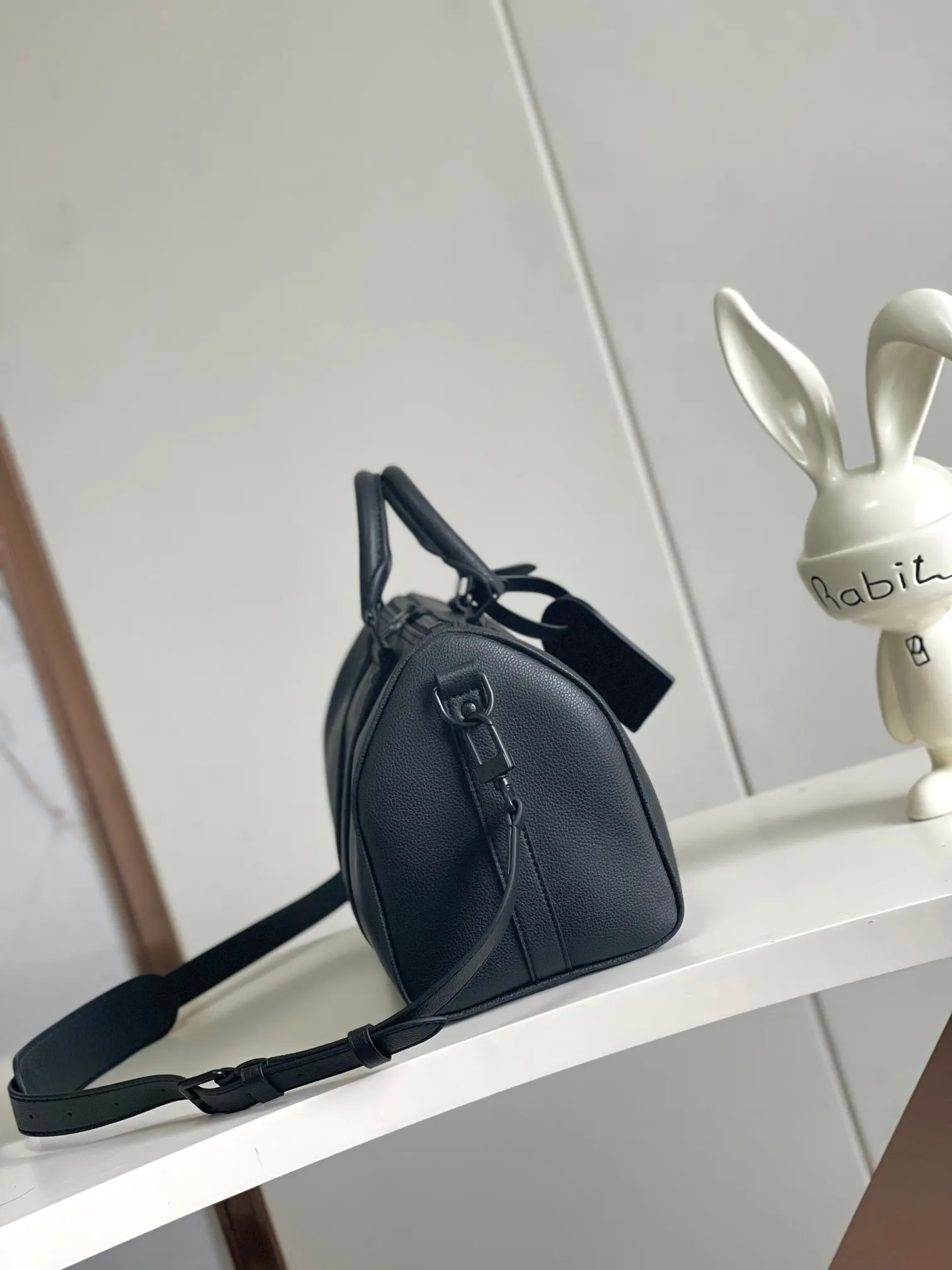 Keepall 黑色 小牛皮 旅行袋 大容量旅行款