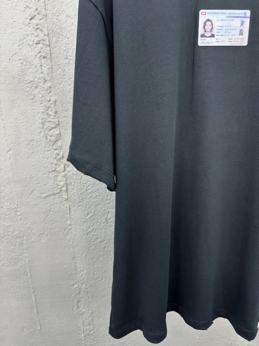Balenciaga Black Cotton Short Sleeve T-Shirt Street