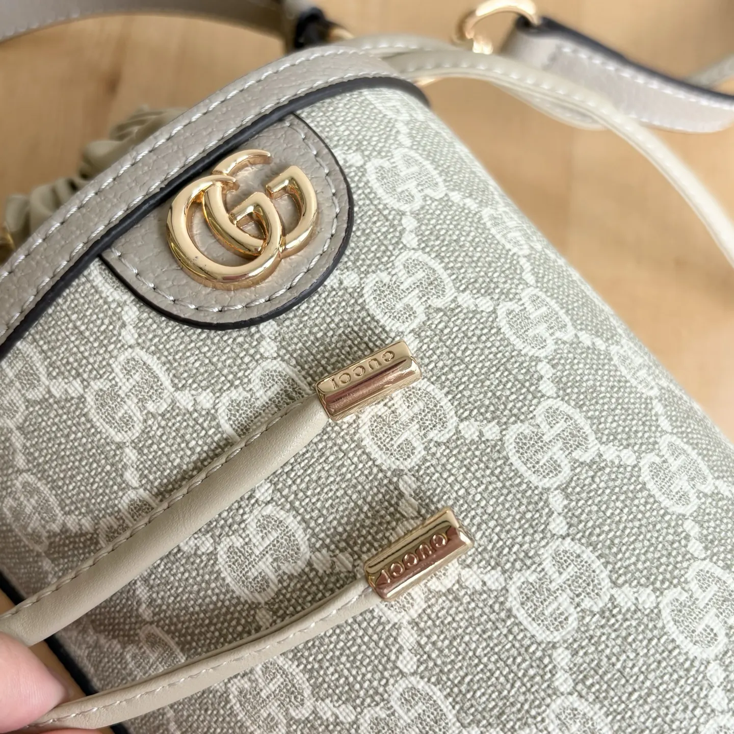 Gucci GG Supreme Ophidia 老花水桶包 手提單肩