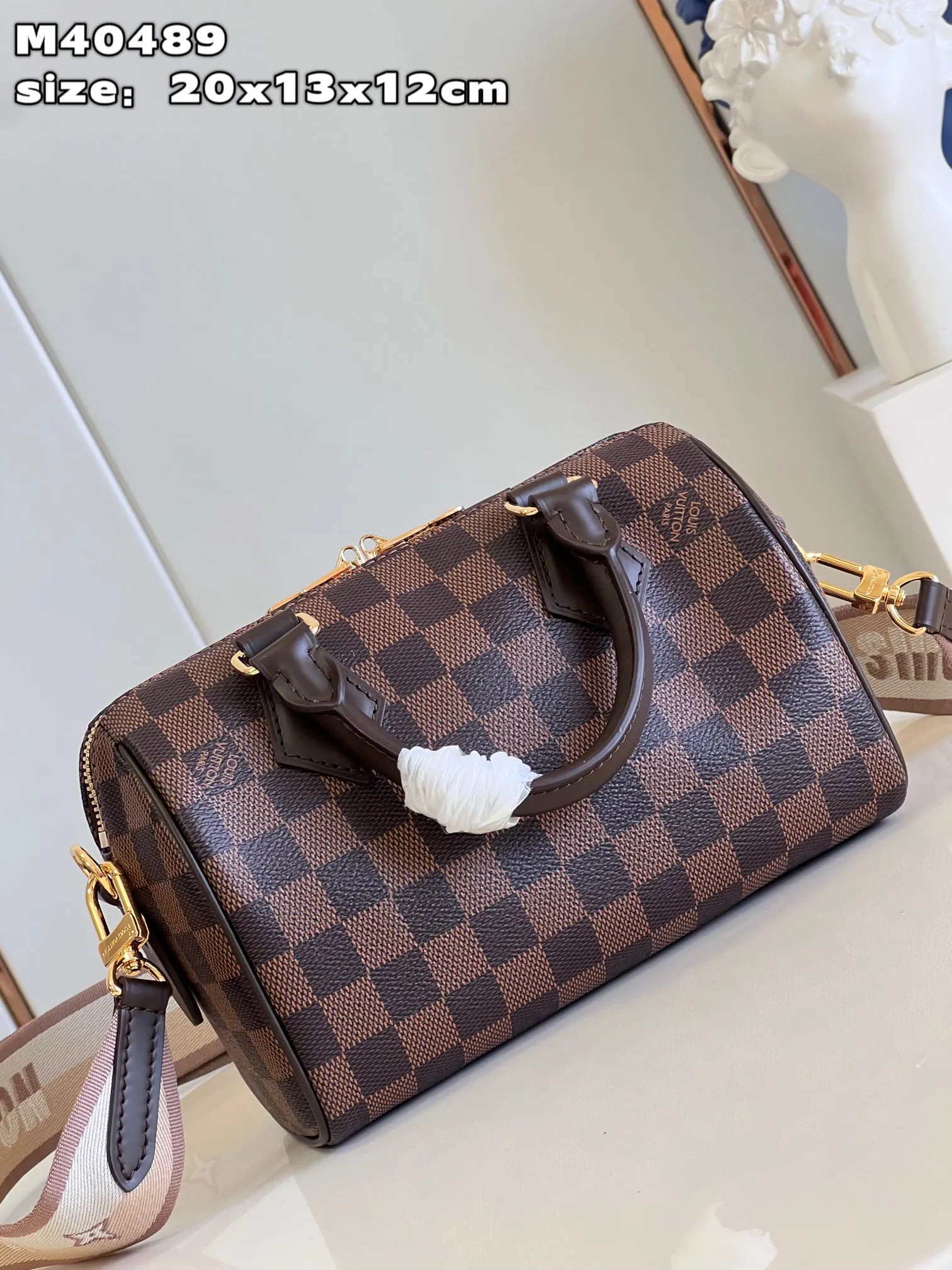 LV Speedy 牛皮 旅行袋 大容量旅行款