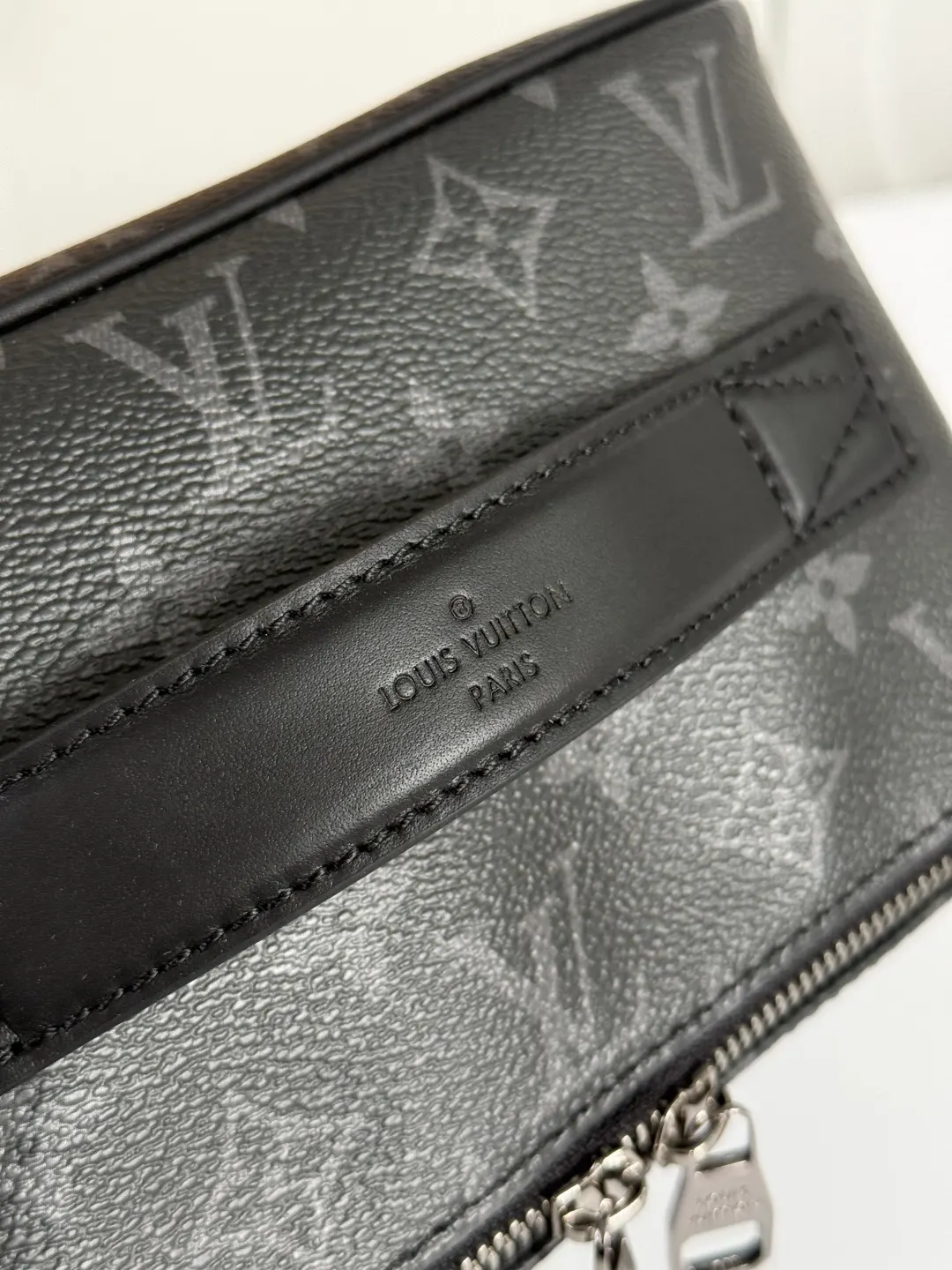 Monogram Organizer Pouch Travel Canvas