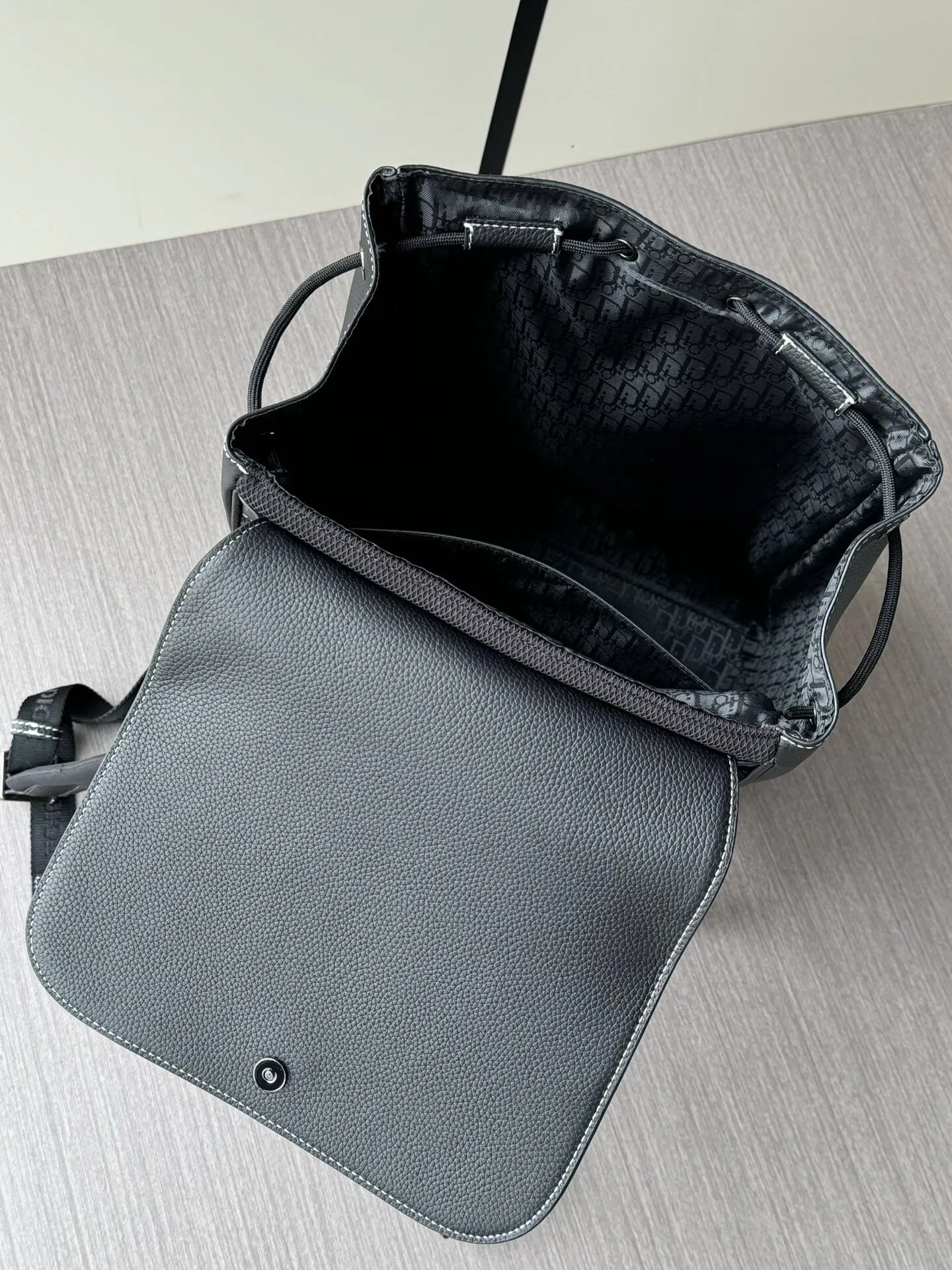Dior Black Backpack Leather Image 9 Dior Black Backpack Leather Image 9