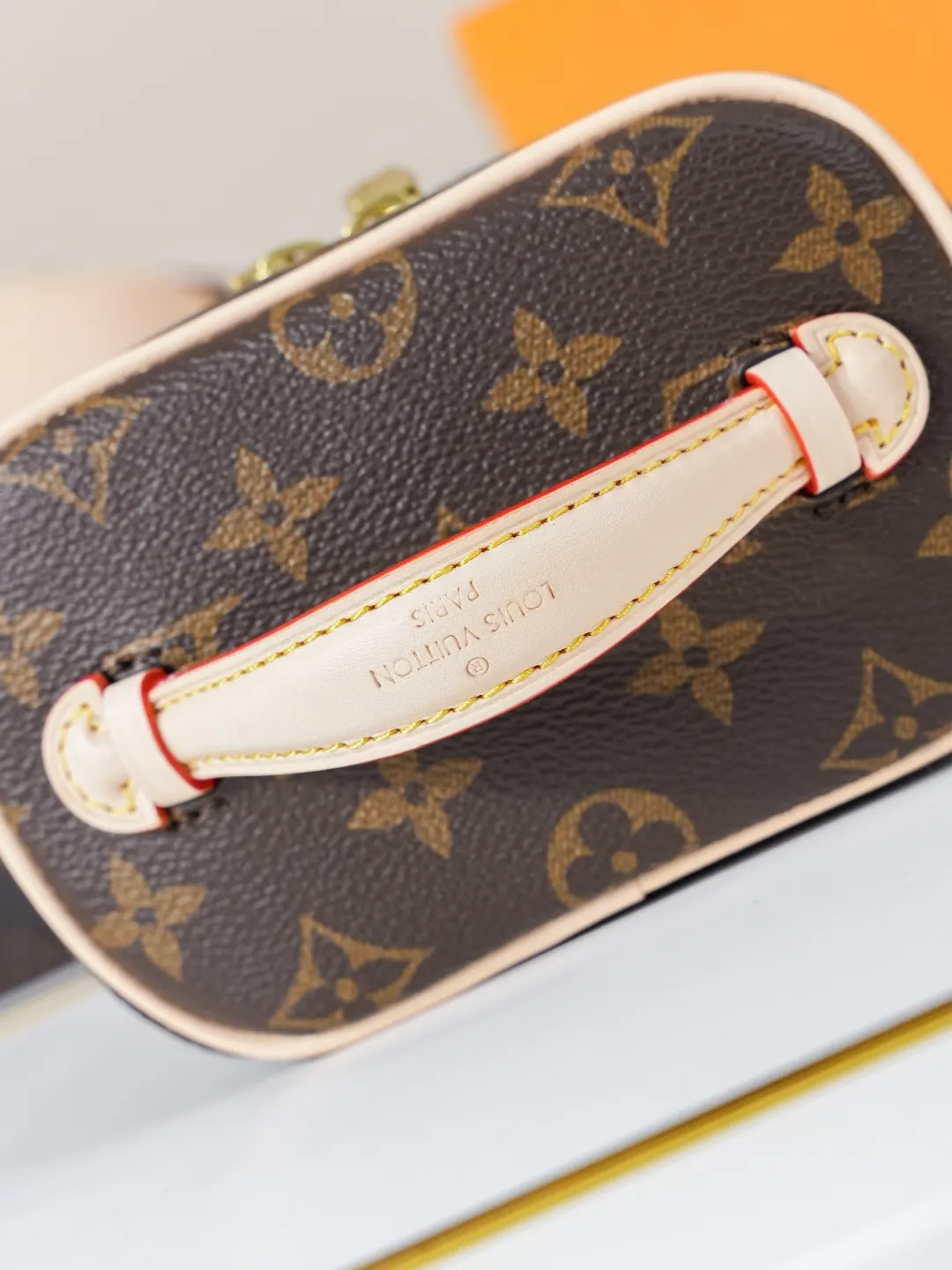 Monogram Organizer Pouch Travel Leather