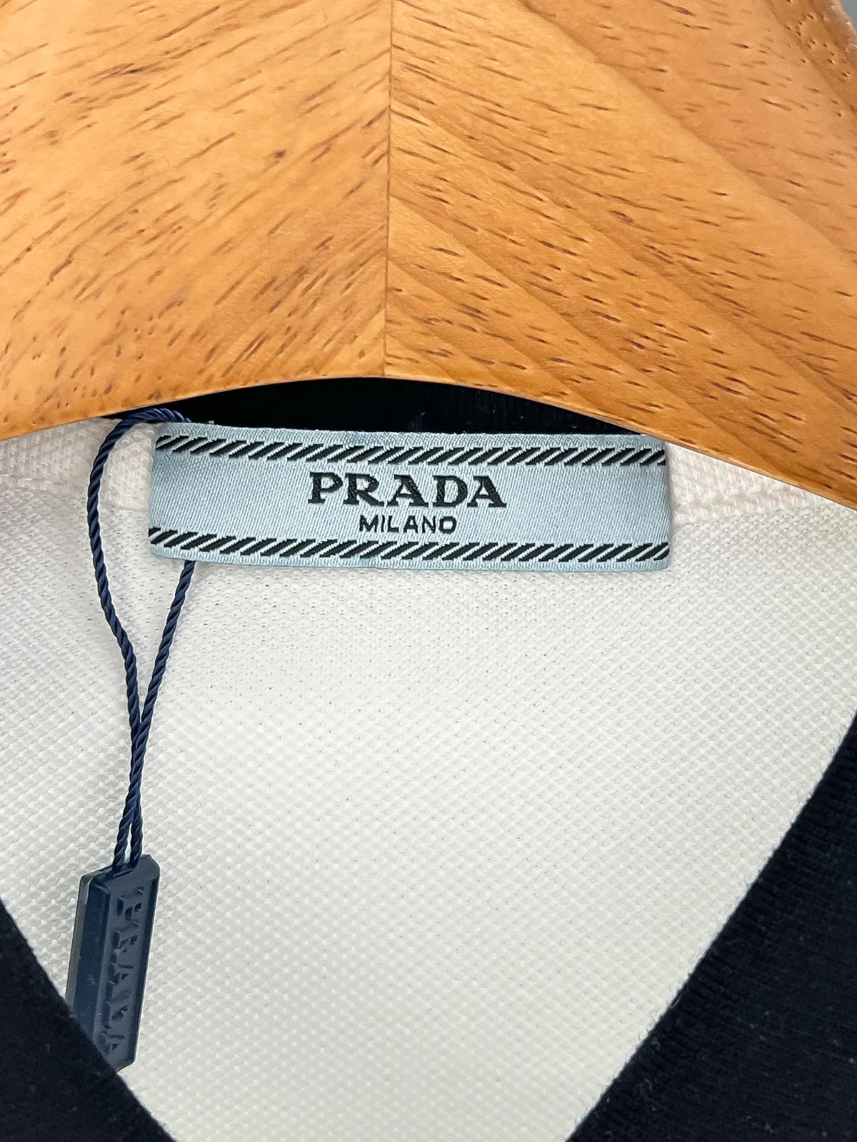 Prada 棉质 字母 Logo Polo衫