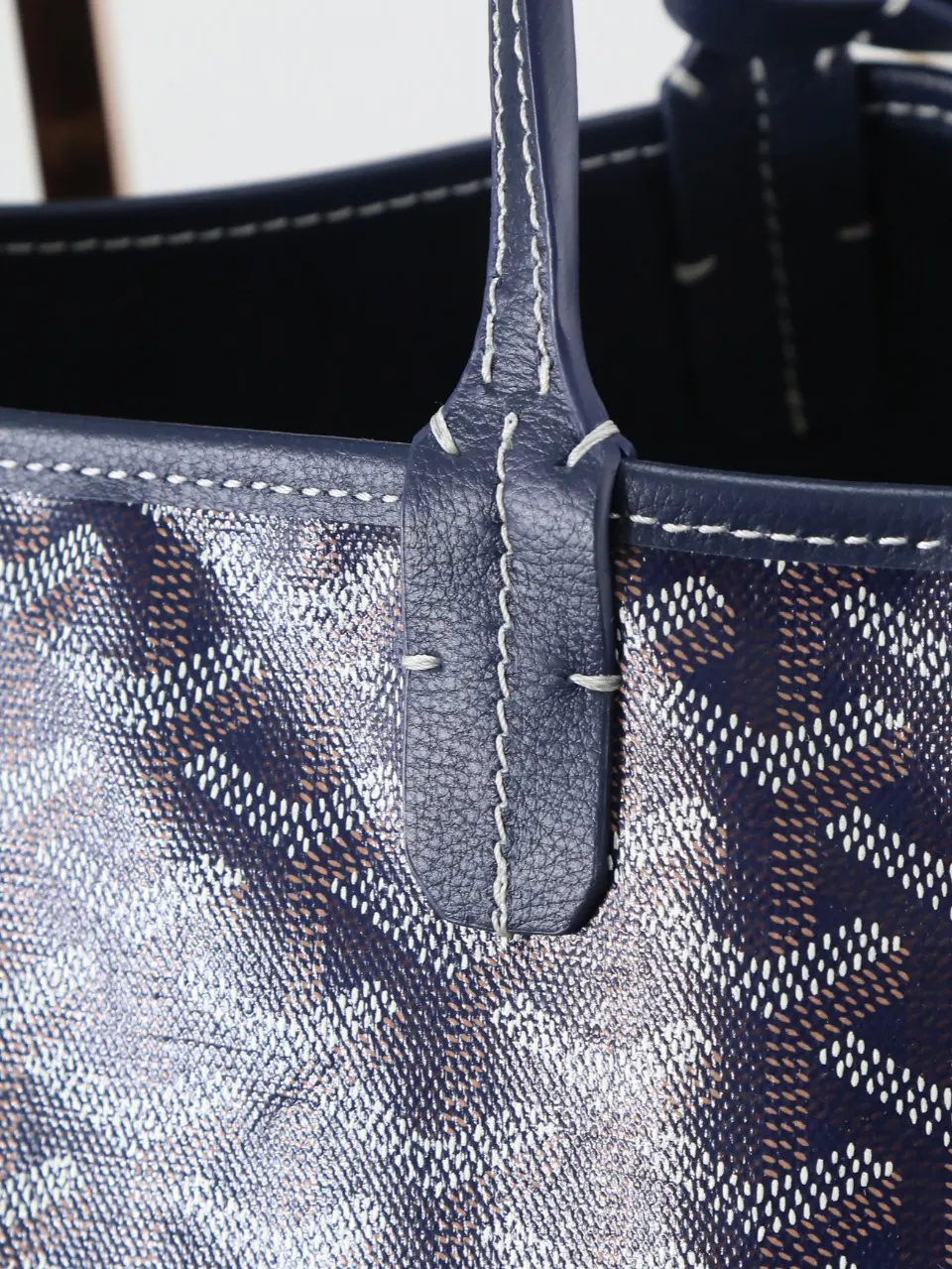 Goyard 藍色 小牛皮 托特包 大容量托特款