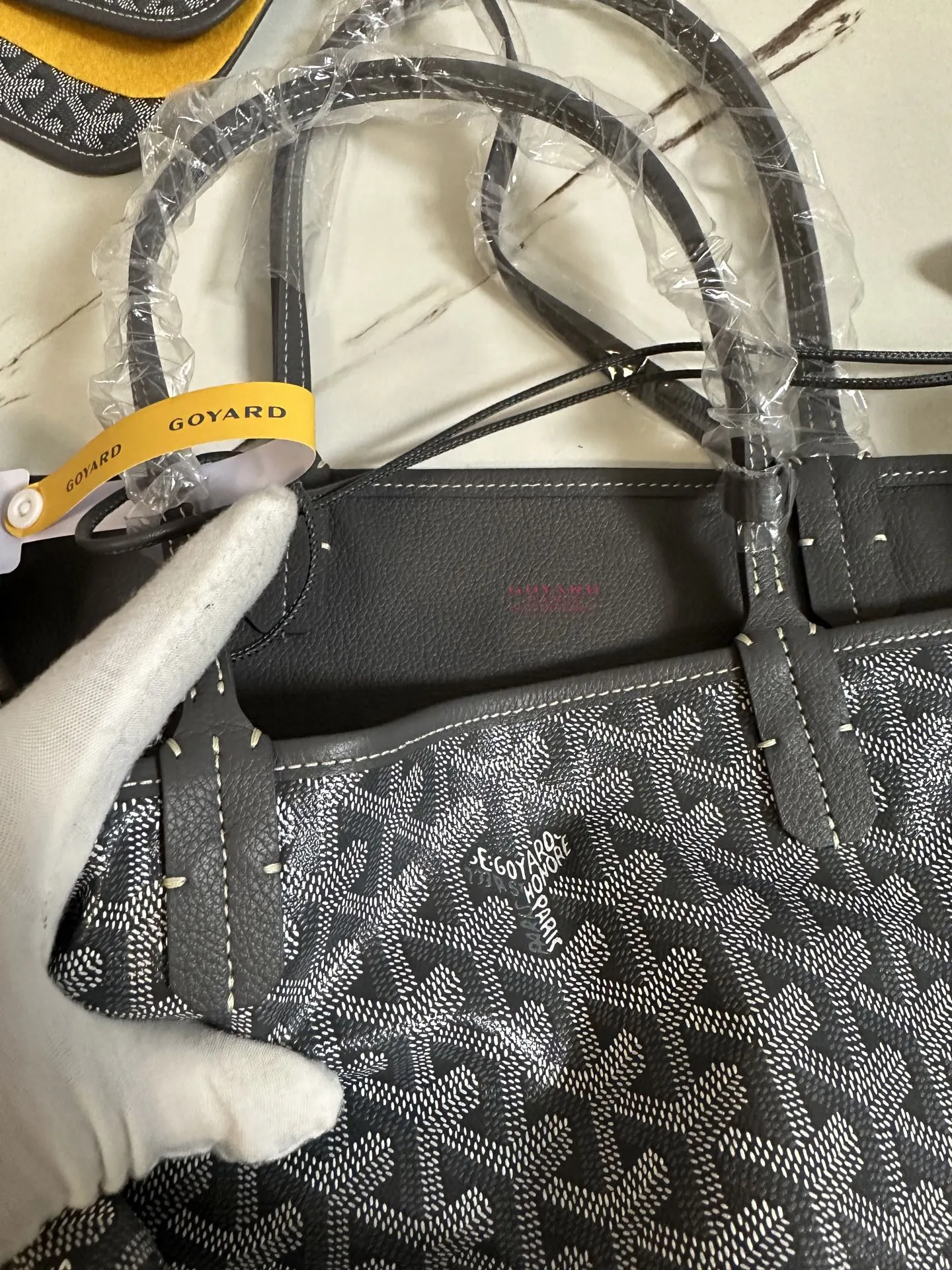 Goyard 灰色 小牛皮 托特包 大容量托特款