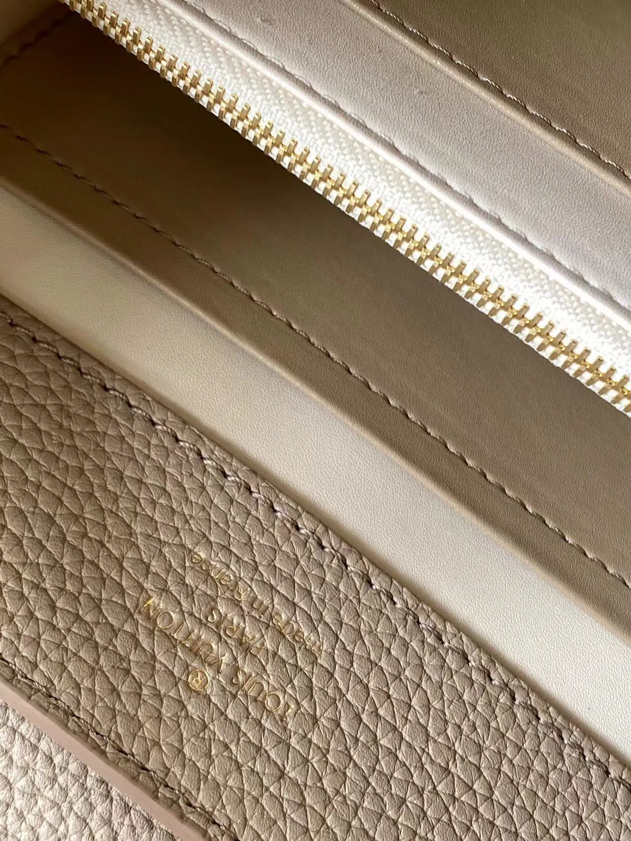 LV Capucines 黑色 米白 牛皮 链条包 精致链条款