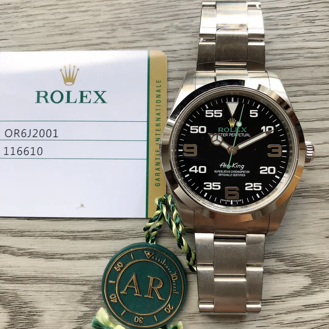 Rolex 黑色 太阳出品出品 AR 劳力士 空中霸王型系 手錶 經典腕表款(數字9) Rolex 黑色 太阳出品出品 AR 劳力士 空中霸王型系 手錶 經典腕表款(數字9)