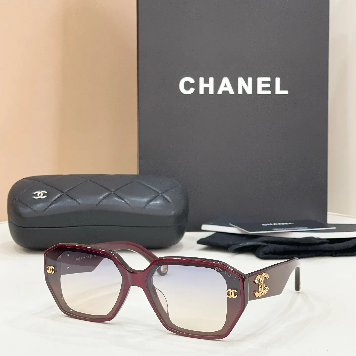 Chanel 黑色 光学眼镜