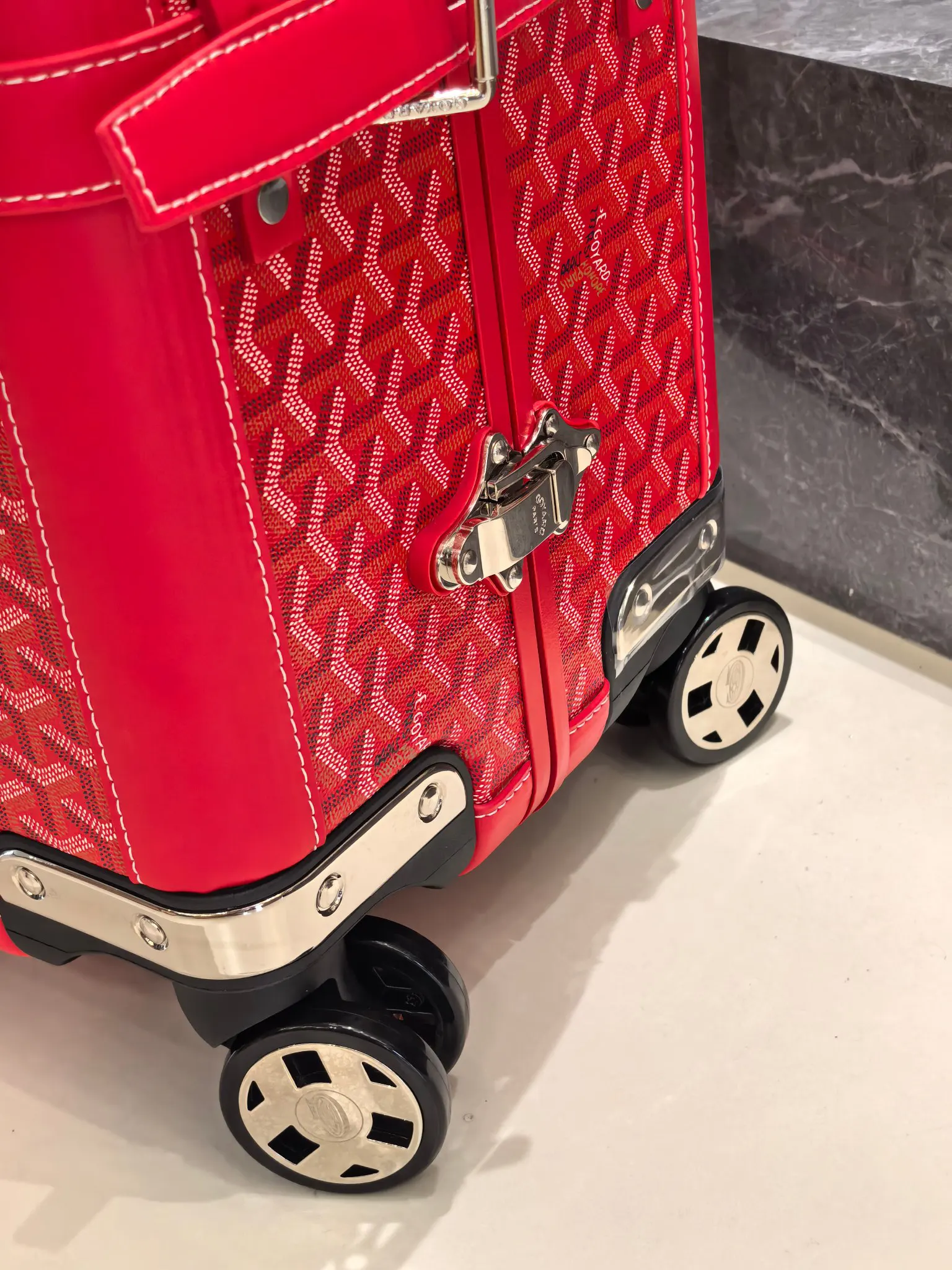 Goyard 戈雅 寸登机箱 全手工精心打造 行李箱 旅行拉杆款 輕便出行款
