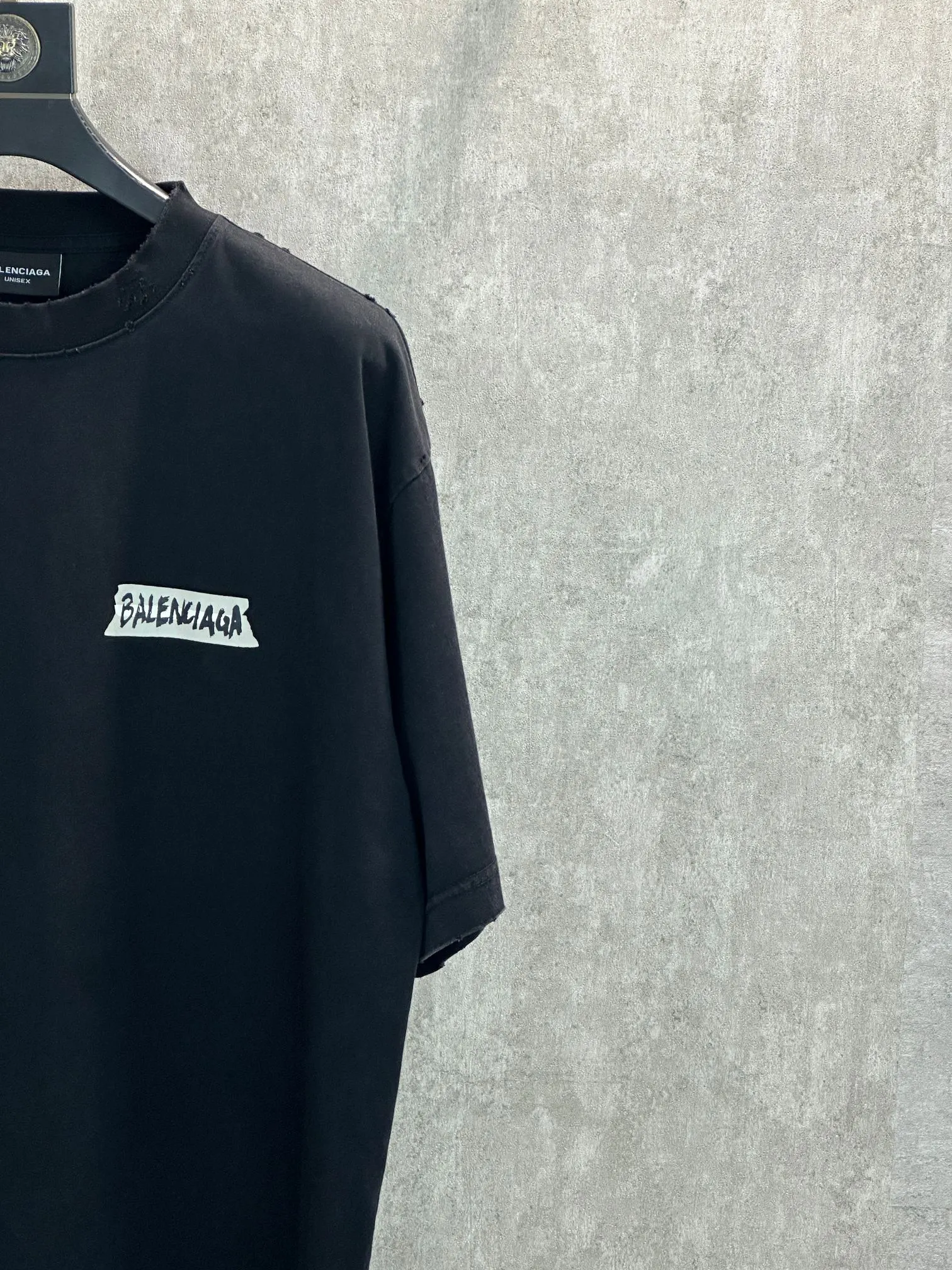 Balenciaga Letter Print Short Sleeve T-Shirt Street
